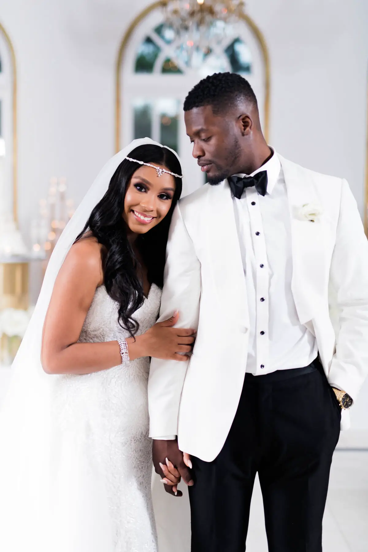 Luxury black bride and African American groom photo - Photography: Pharris Photos