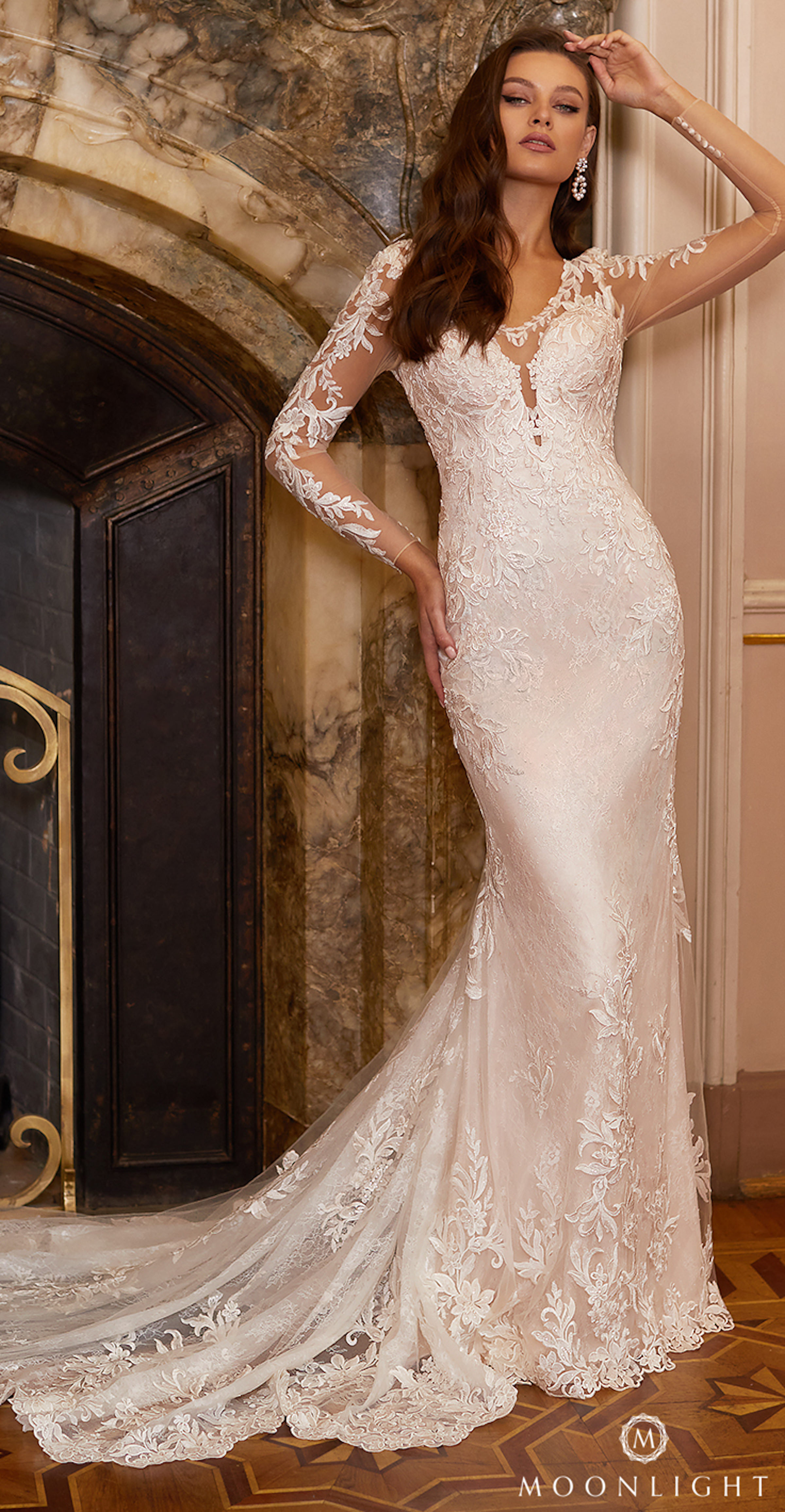 Gilded X Moonlight Collection Fall 2021 Wedding Dresses - J6828