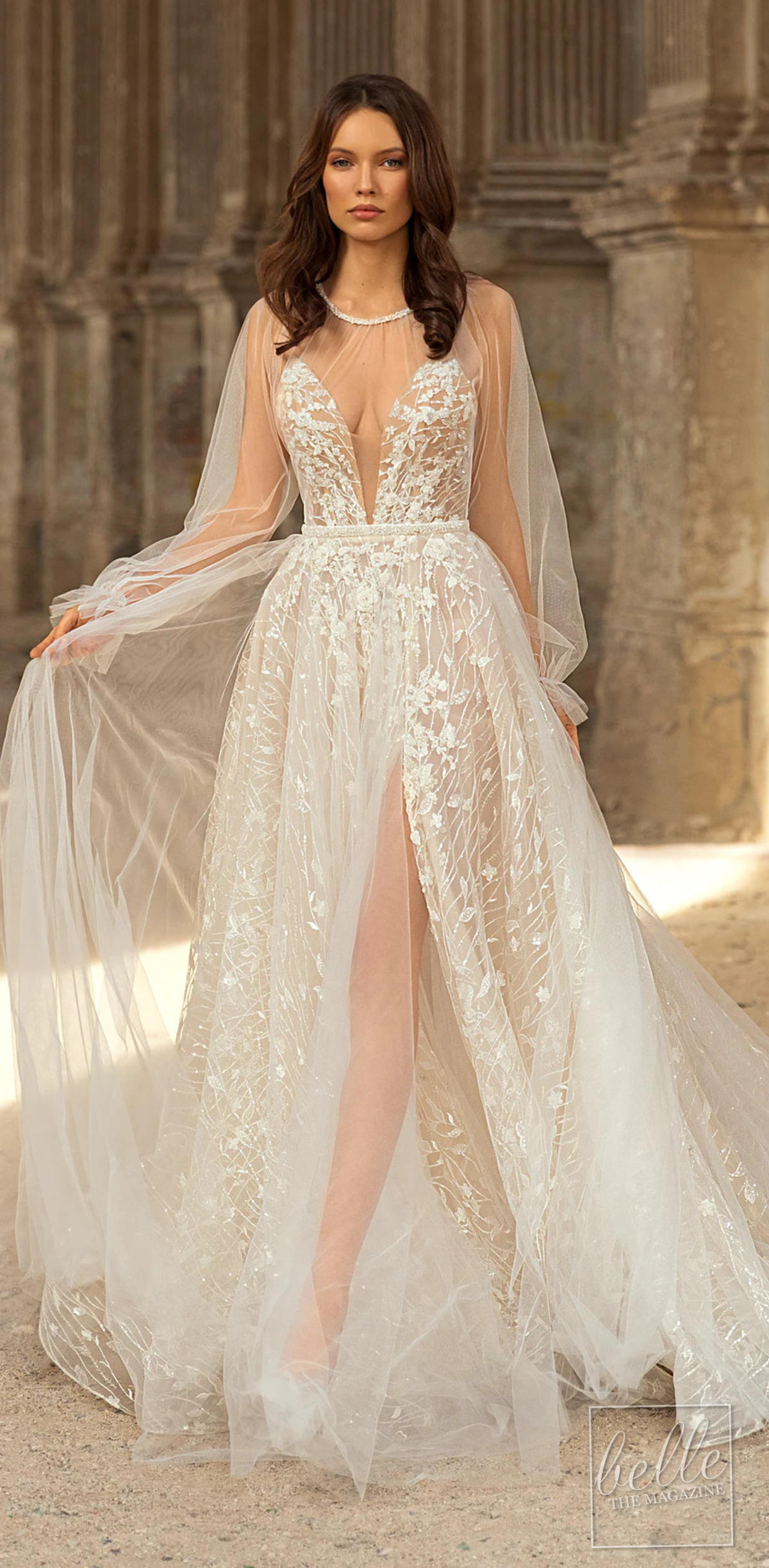 Wedding dress trends 2021 - Capes- EVA LENDEL CAPE Carol