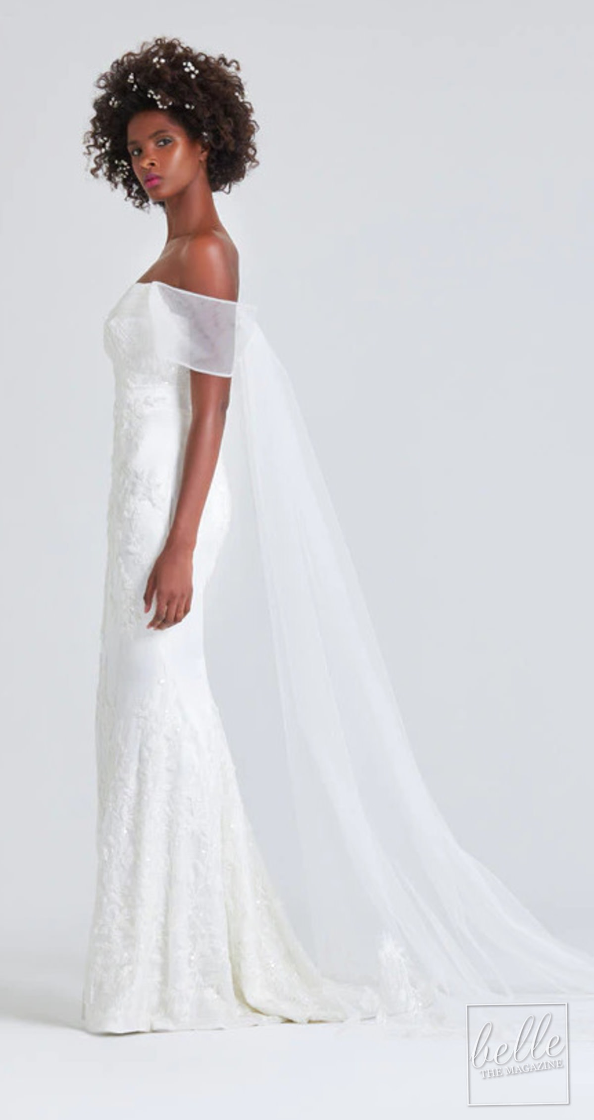 Wedding dress trends 2021 - Capes- KOSIBAH WATTEAU