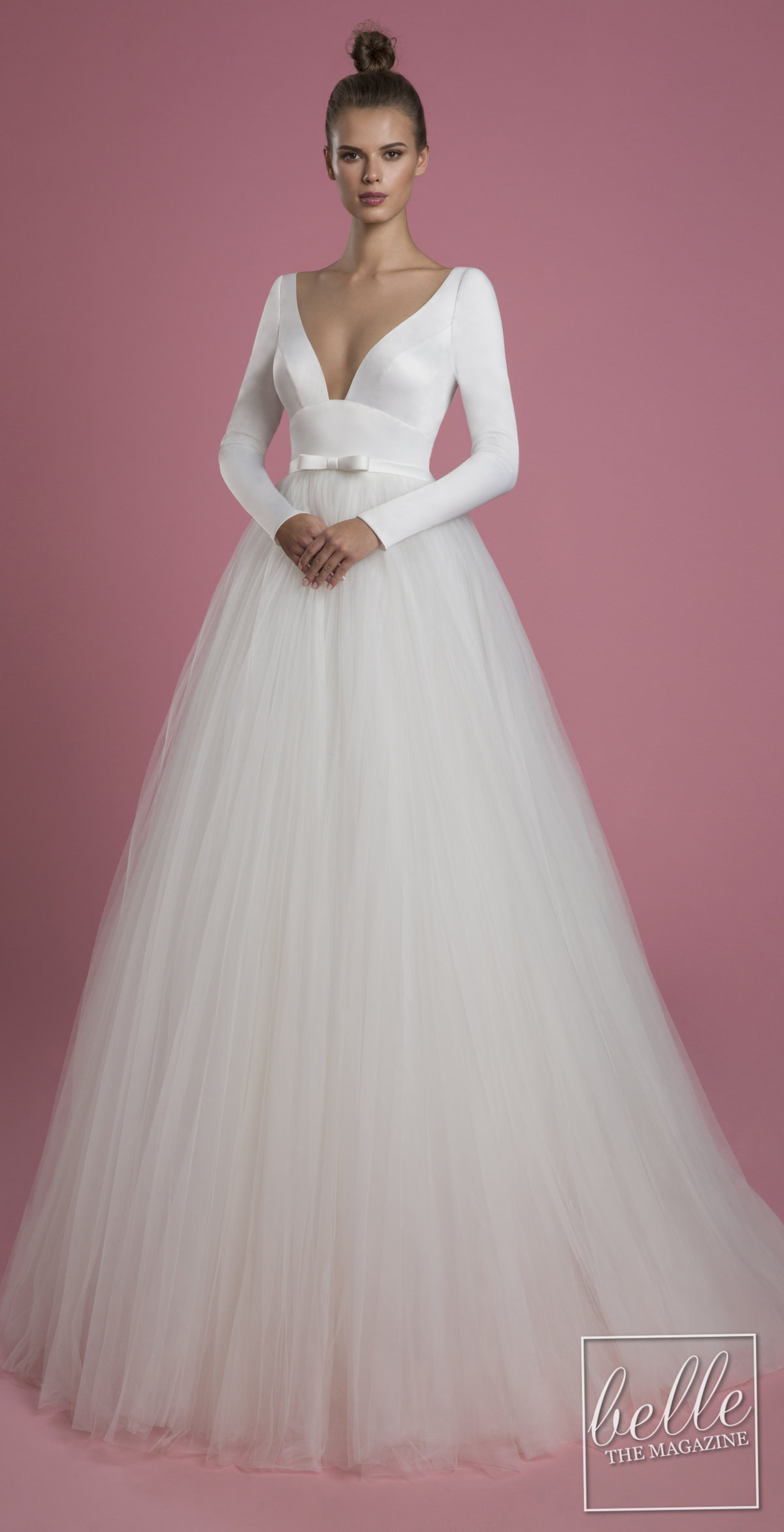 Wedding dress trends 2021 - Deep V Necklines - PNINA TORNAI