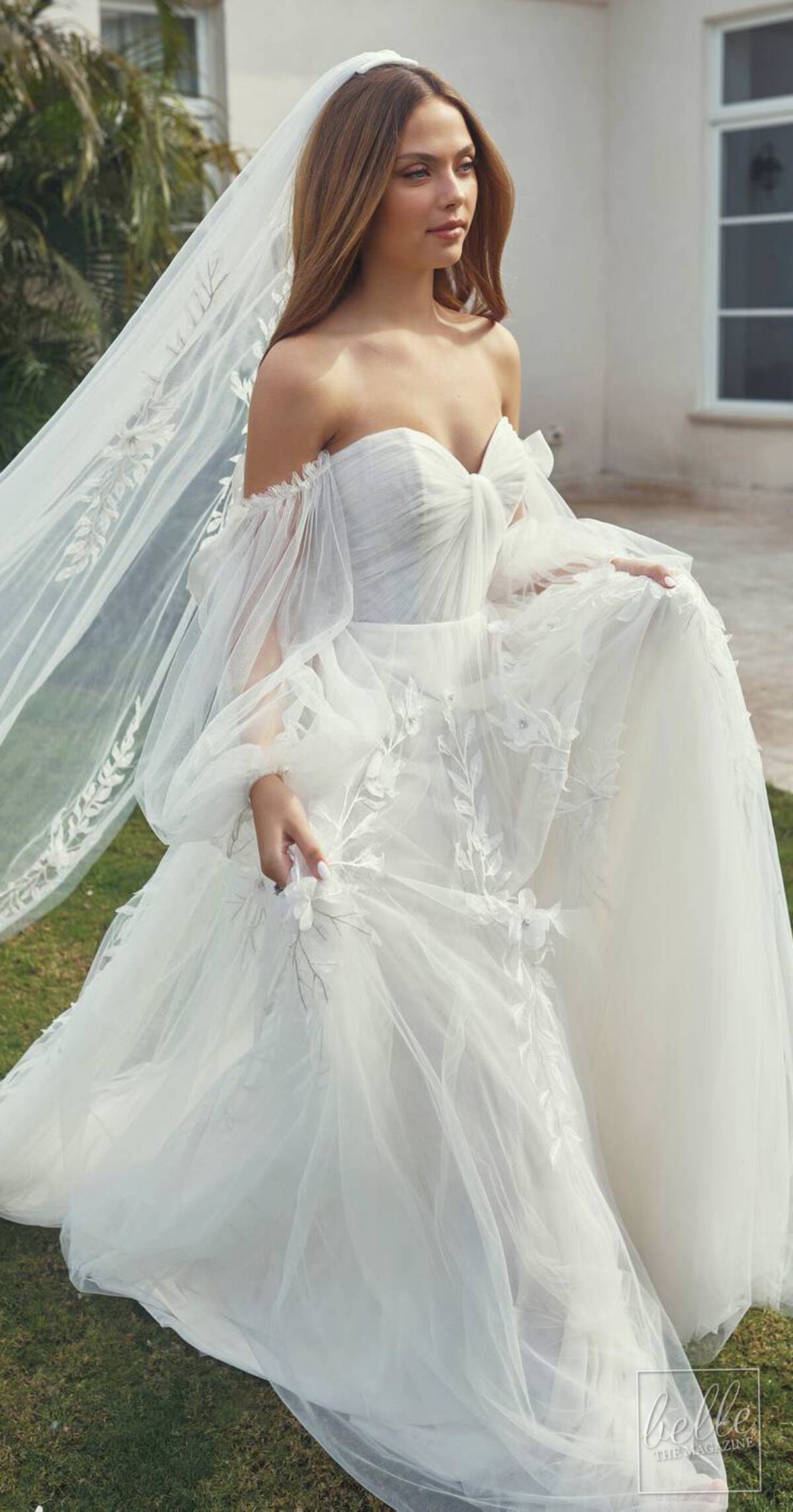 Wedding dress trends 2021 - Puff Sleeves - Lihi Hod Couture Collection Spring 2022