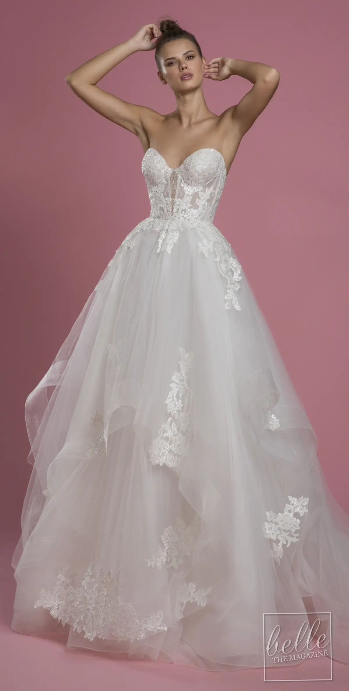 Wedding dress trends 2021 - Ruffles - PNINA TORNAI 2118
