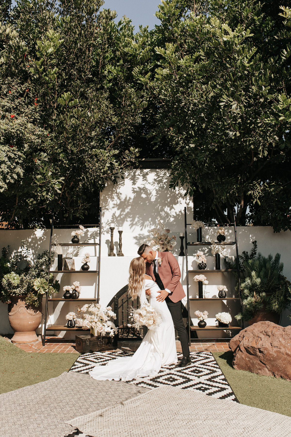 Boho outdoor wedding ceremony - Sydney Bliss Photography