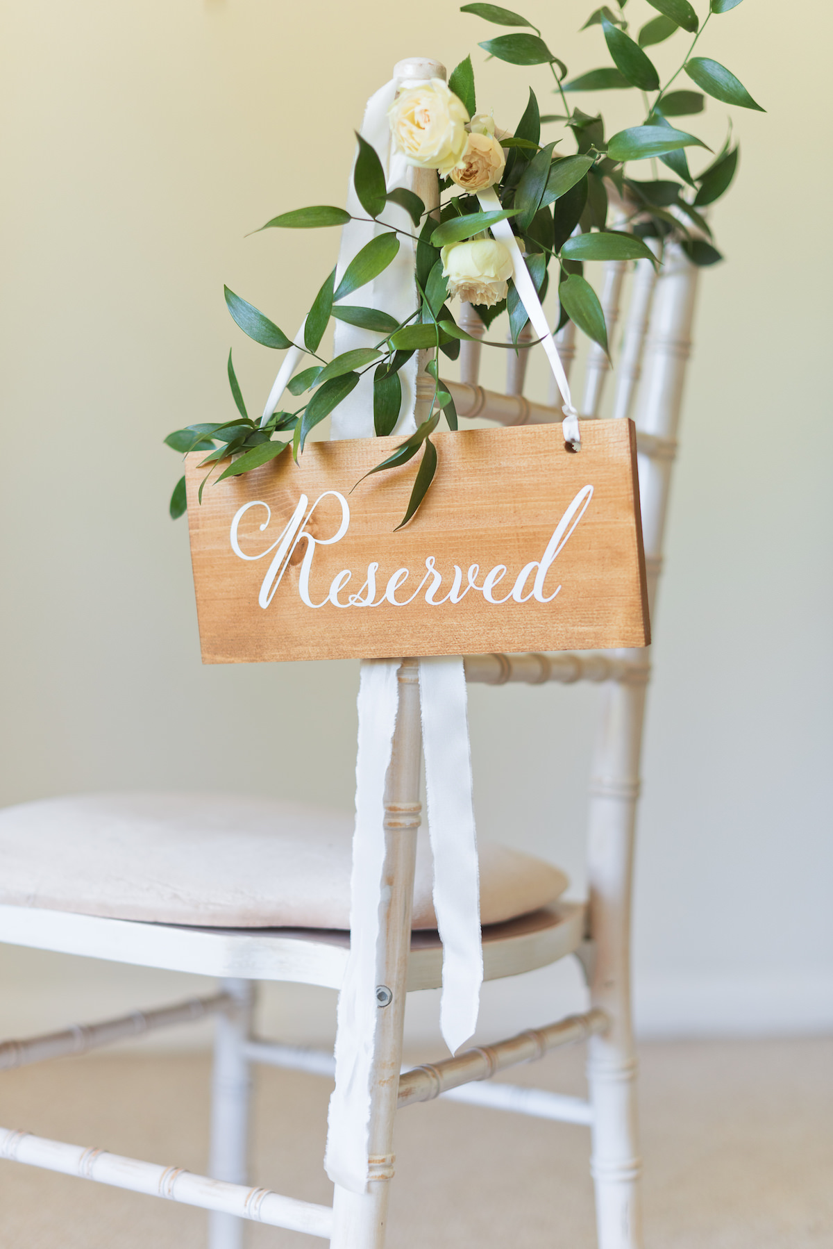 Classic Reserved Wedding Sign