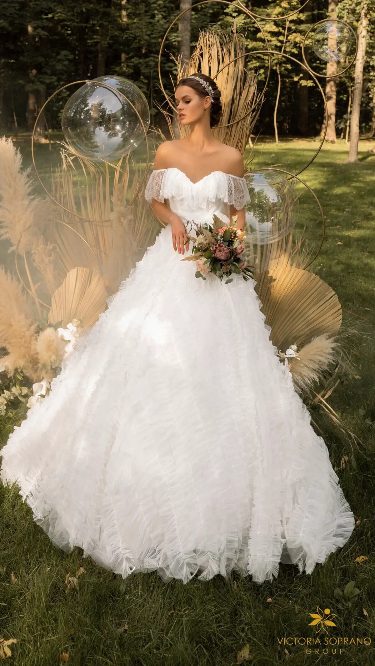 Boho Vinatge Wedding dress by Victoria Soprano 2022 Bridal Collection