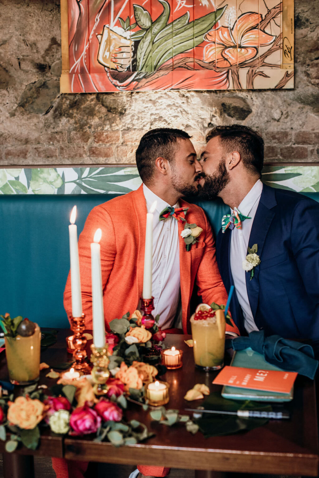 Colorful Gay Wedding Proposal Inspiration That Will Get You All The Feels