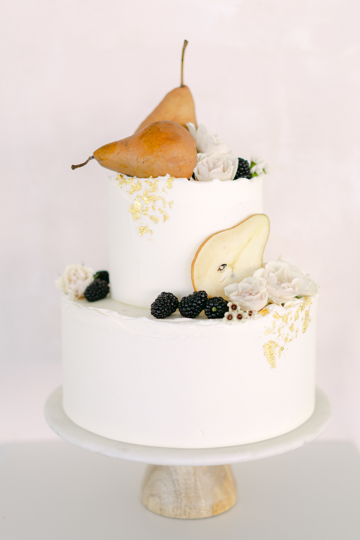 Elegant wedding cake with fruit - 5th Fine Art Photography