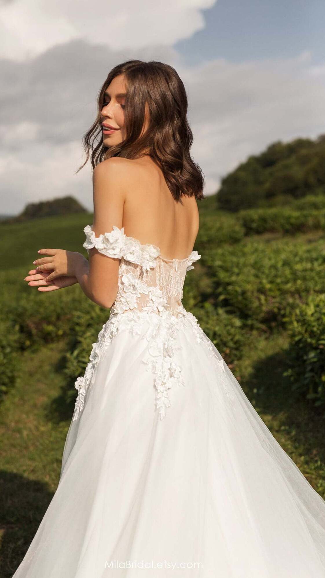 Simple Wedding Dresses by Mila Bridal - Diana