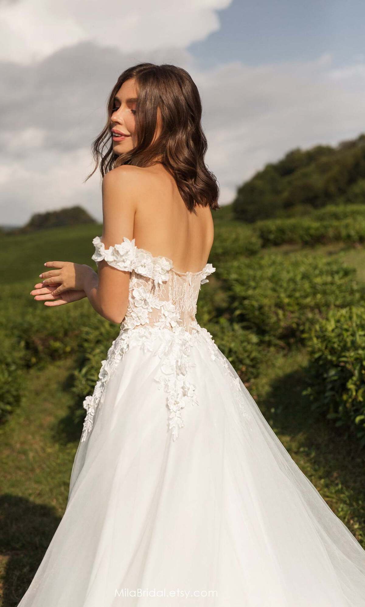 Simple Wedding Dresses by Mila Bridal - Diana