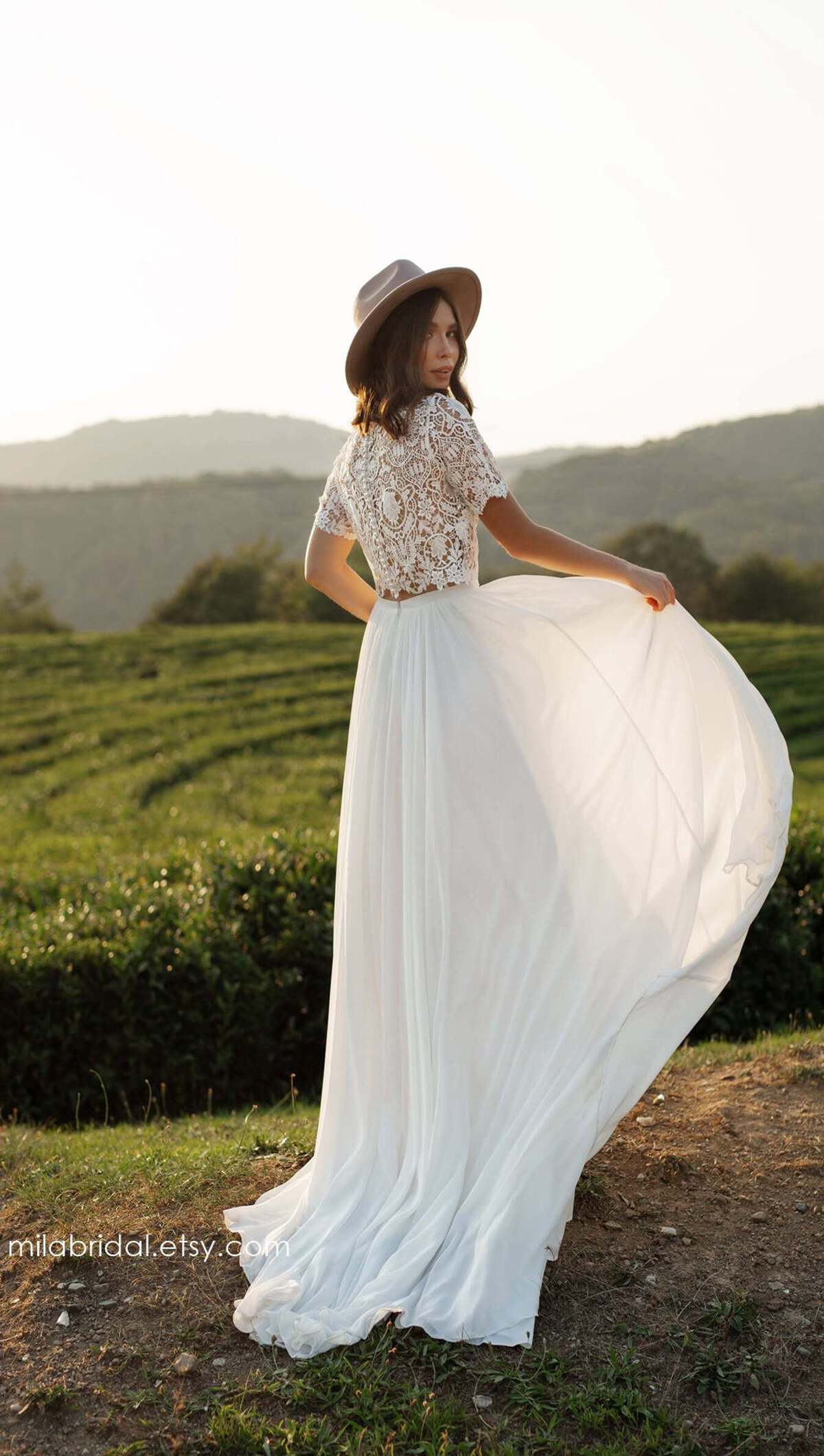 Simple Wedding Dresses by Mila Bridal - Riki 