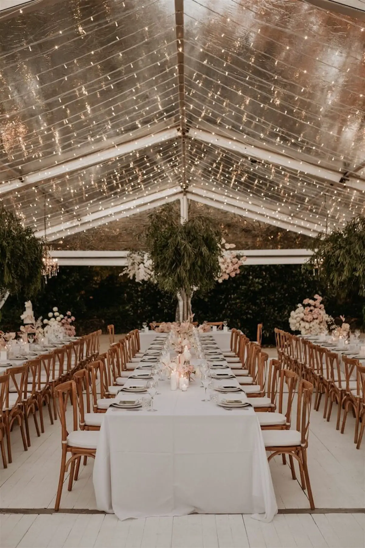 Fairy Lights Wedding Decor - via Knights Tent & Party Rentals