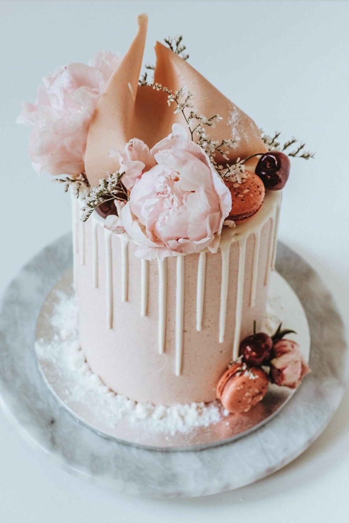 One tier small wedding cake - Cakes by Cliff