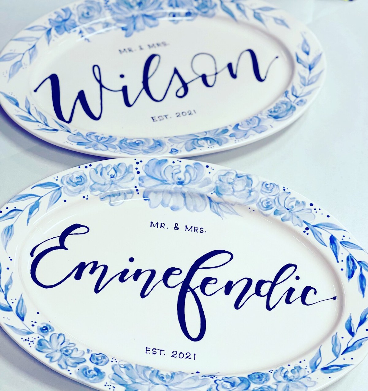 Unique Wedding Gift - Ceramic Family Platter