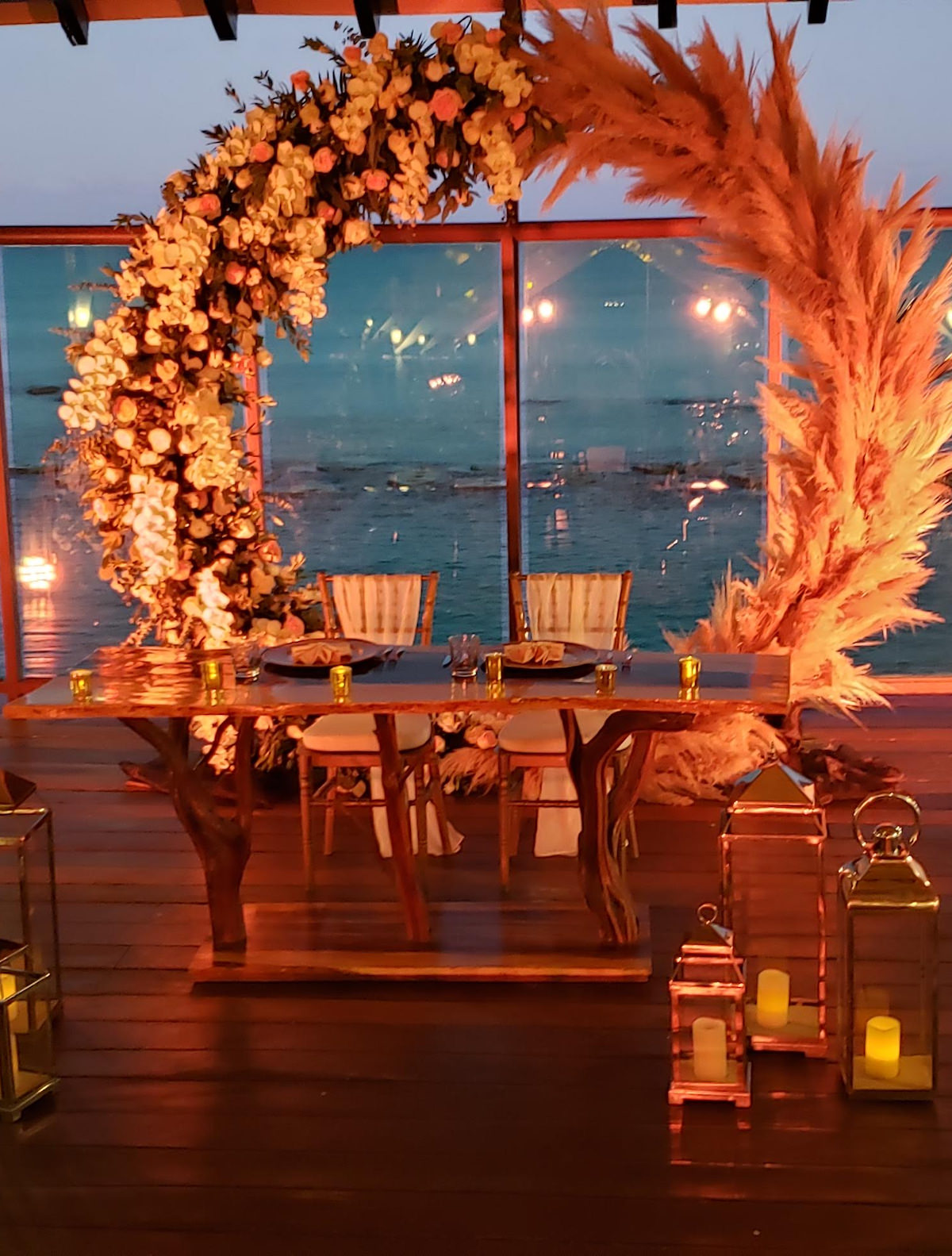 Destination Wedding Playa Del Carmen - El Dorado Resorts Pier Deck - Reception (13)