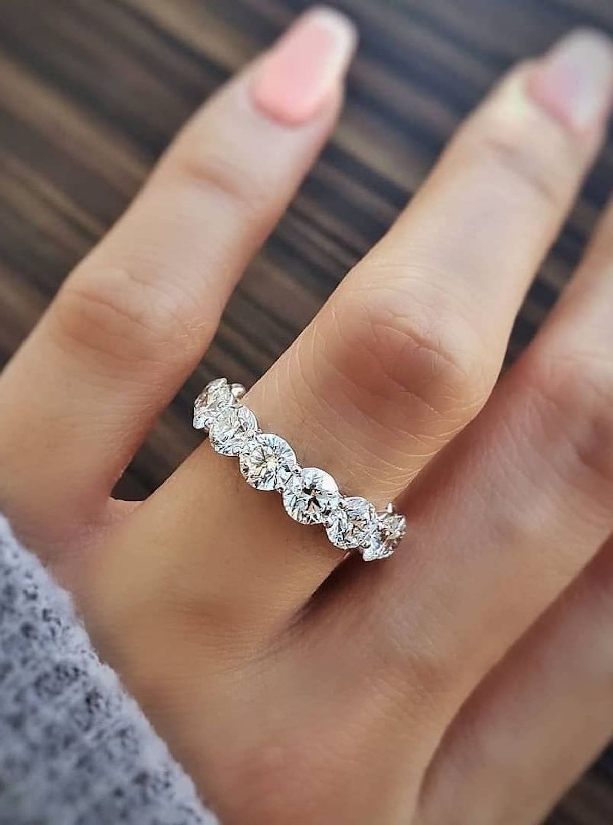 Eternity Wedding Band Diamond Ring