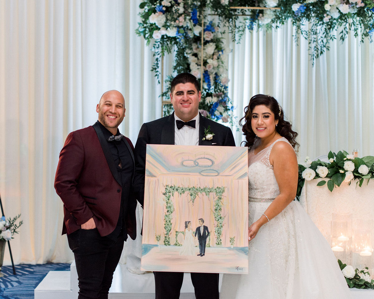 Hispanic Wedding - John Garcia Event Painter