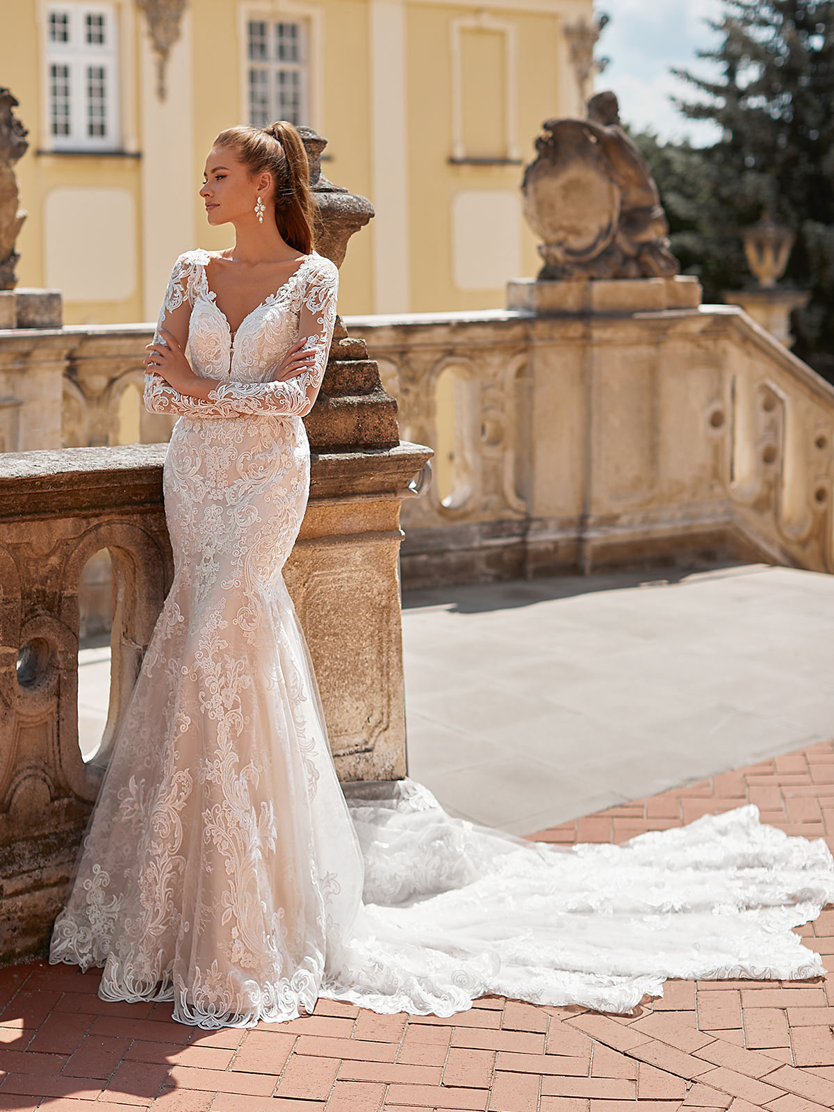 Designer Wedding Dresses by Moonlight Couture 2022 Bridal Collection - H1491
