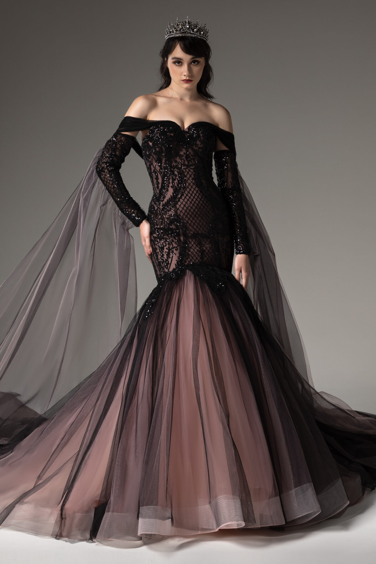 Black Wedding Dresses by Cocomelody 2022 -CW2508 | ALISHA
