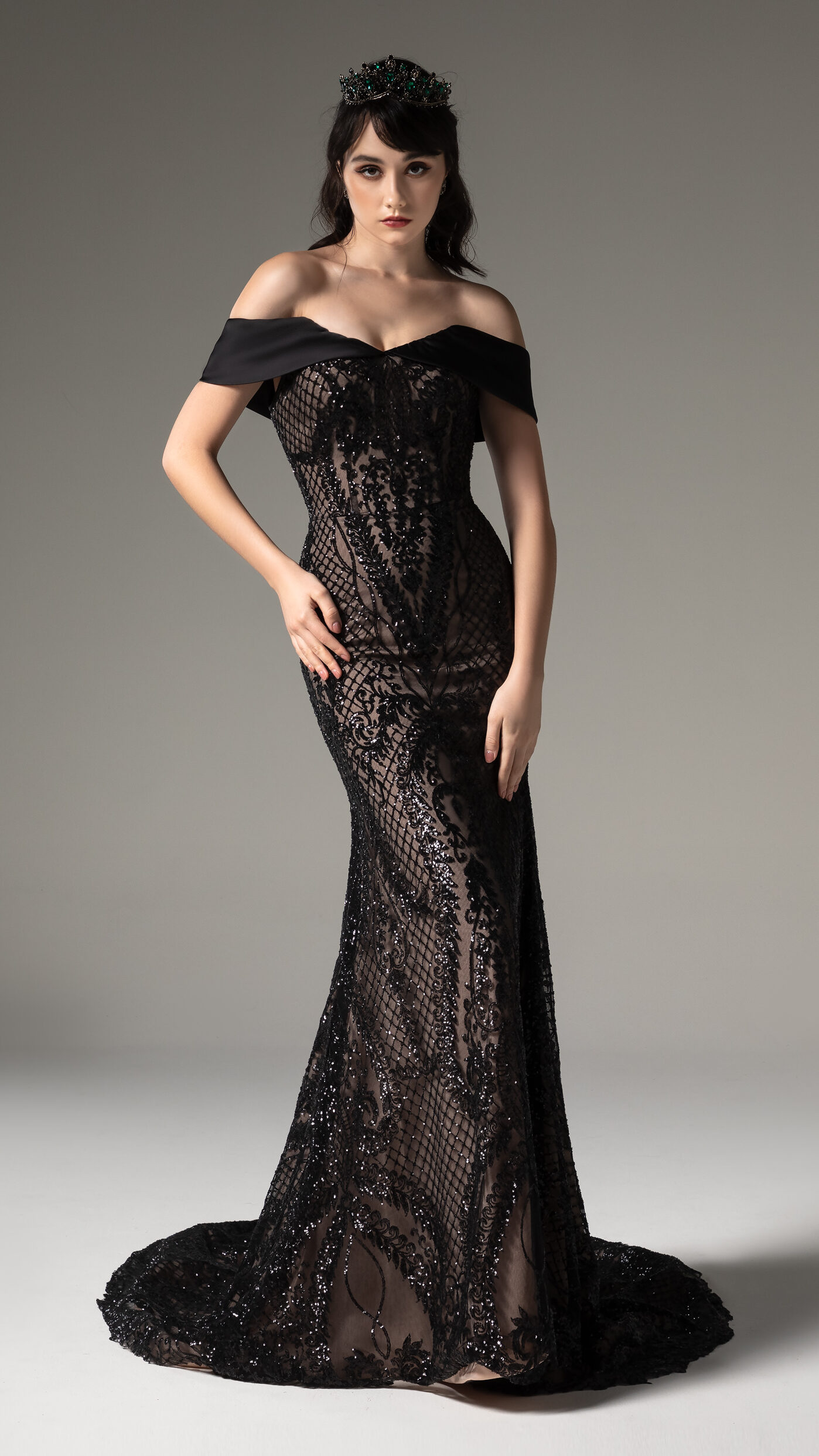 Black Wedding Dresses by Cocomelody 2022 -CW2528 | JAYDE