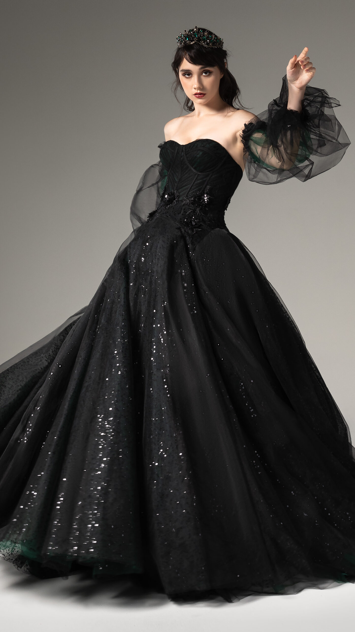 Black Wedding Dresses by Cocomelody 2022 -CW2506 | COLETTE