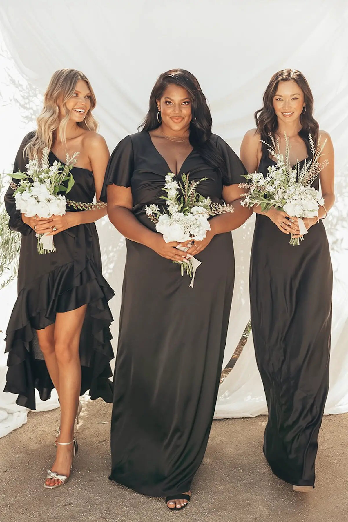 Black bridesmaid dresses - fall wedding colors - Show Me Your Mumu