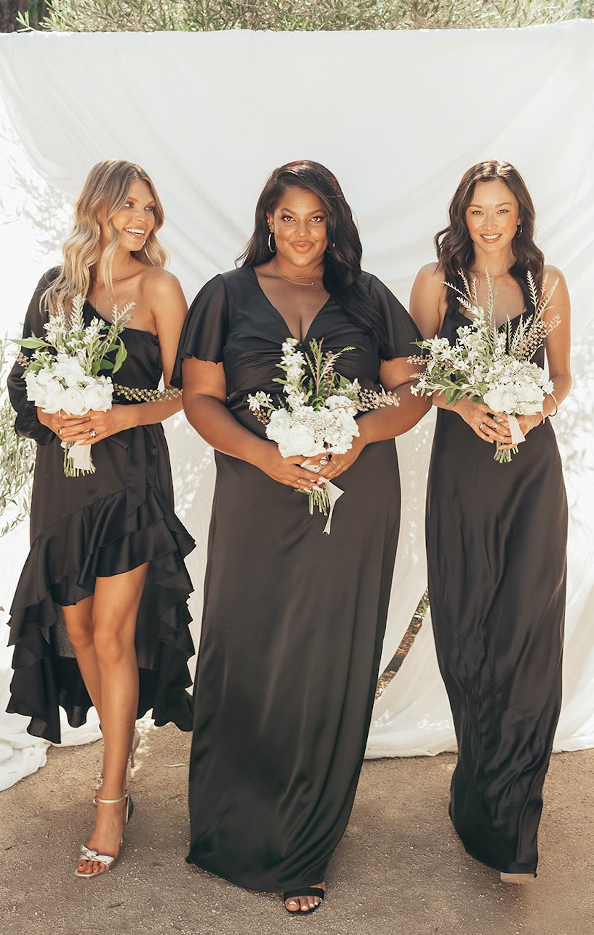 Black bridesmaid dresses - fall wedding colors - Show Me Your Mumu