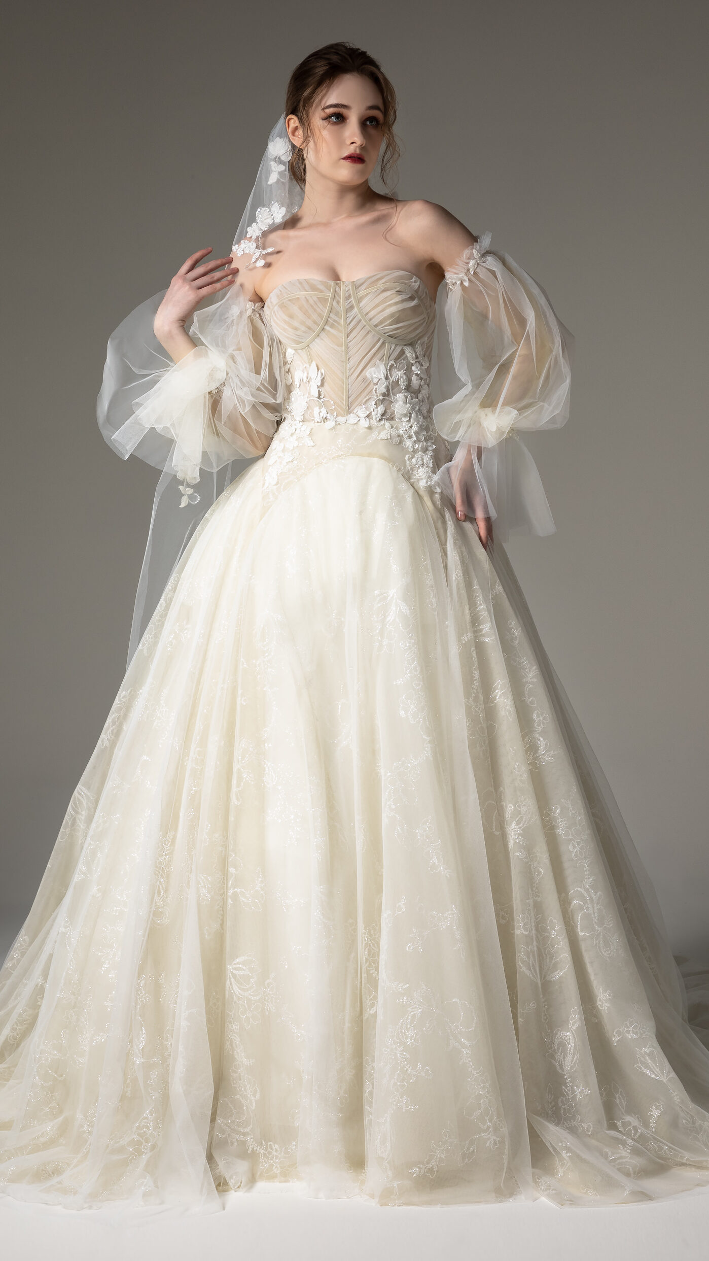 Elegant Wedding Dresses by Cocomelody 2022 -CW2507 | JAZMIN