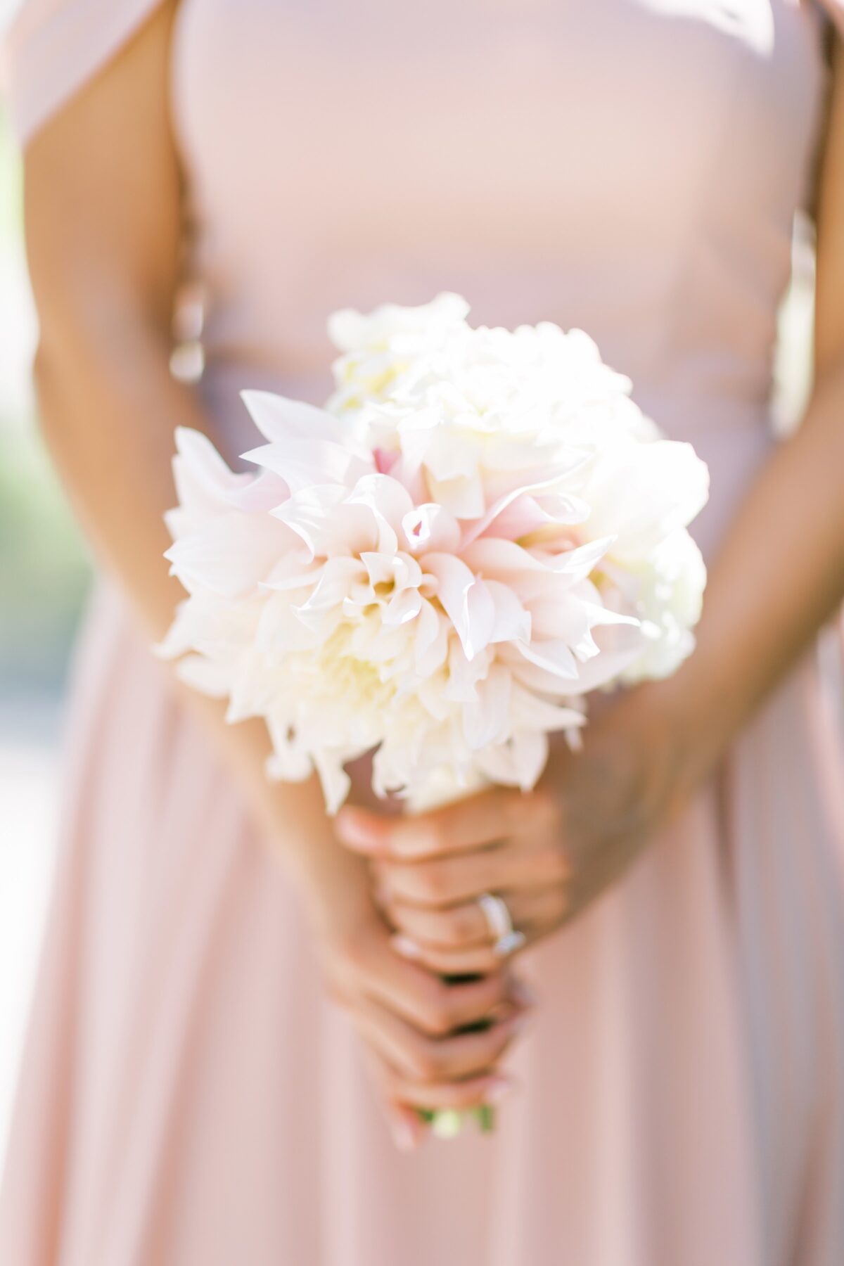 simple pink wedding bouquet - Photography: Brooke Images