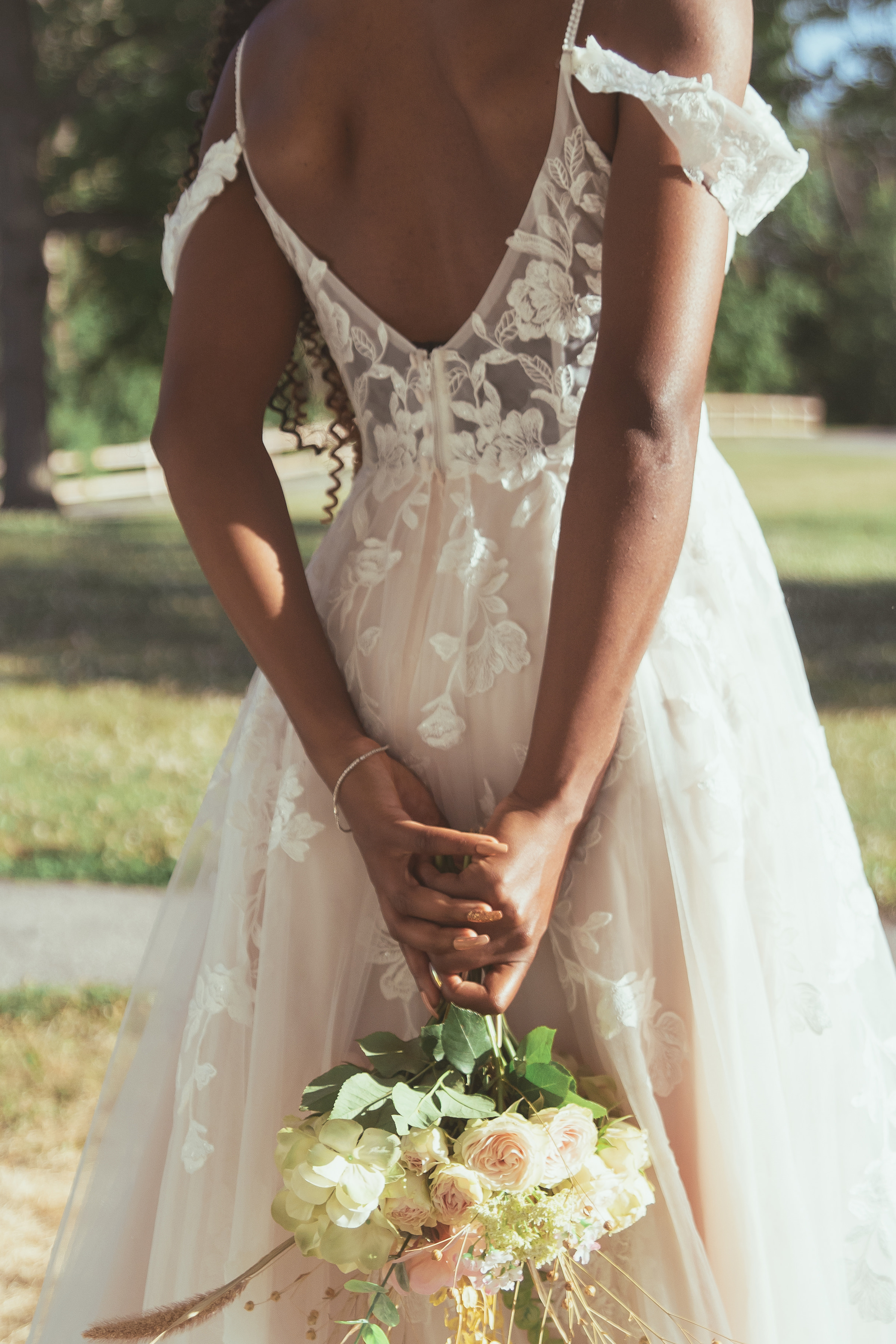 Backless Wedding Dress by Stella York Spring 2021 Style 7449