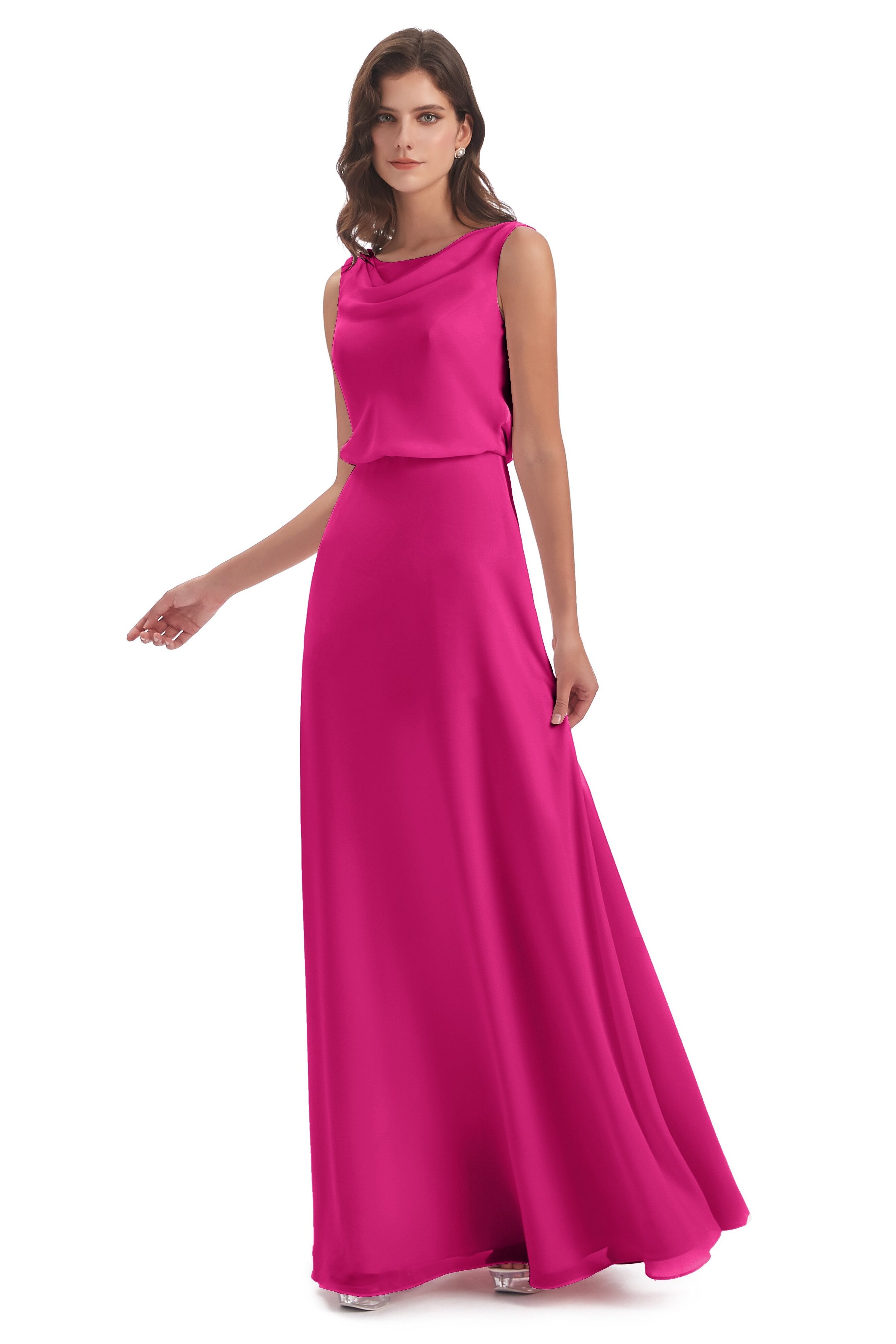 Colors for bridesmaid dresses in 2022 - Fuchsia 