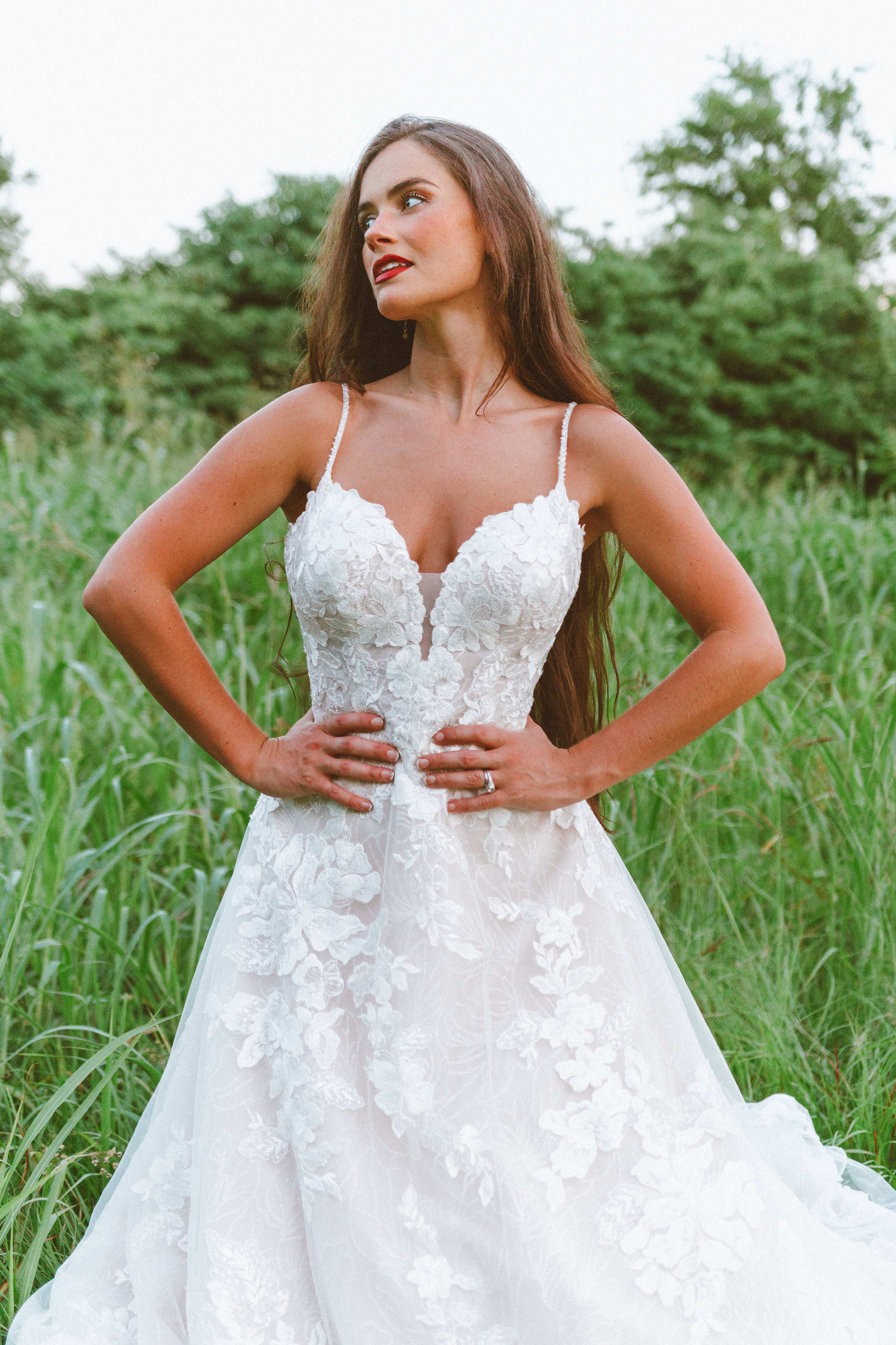 Lace Wedding Dress by Stella York Spring 2021 Style 7404