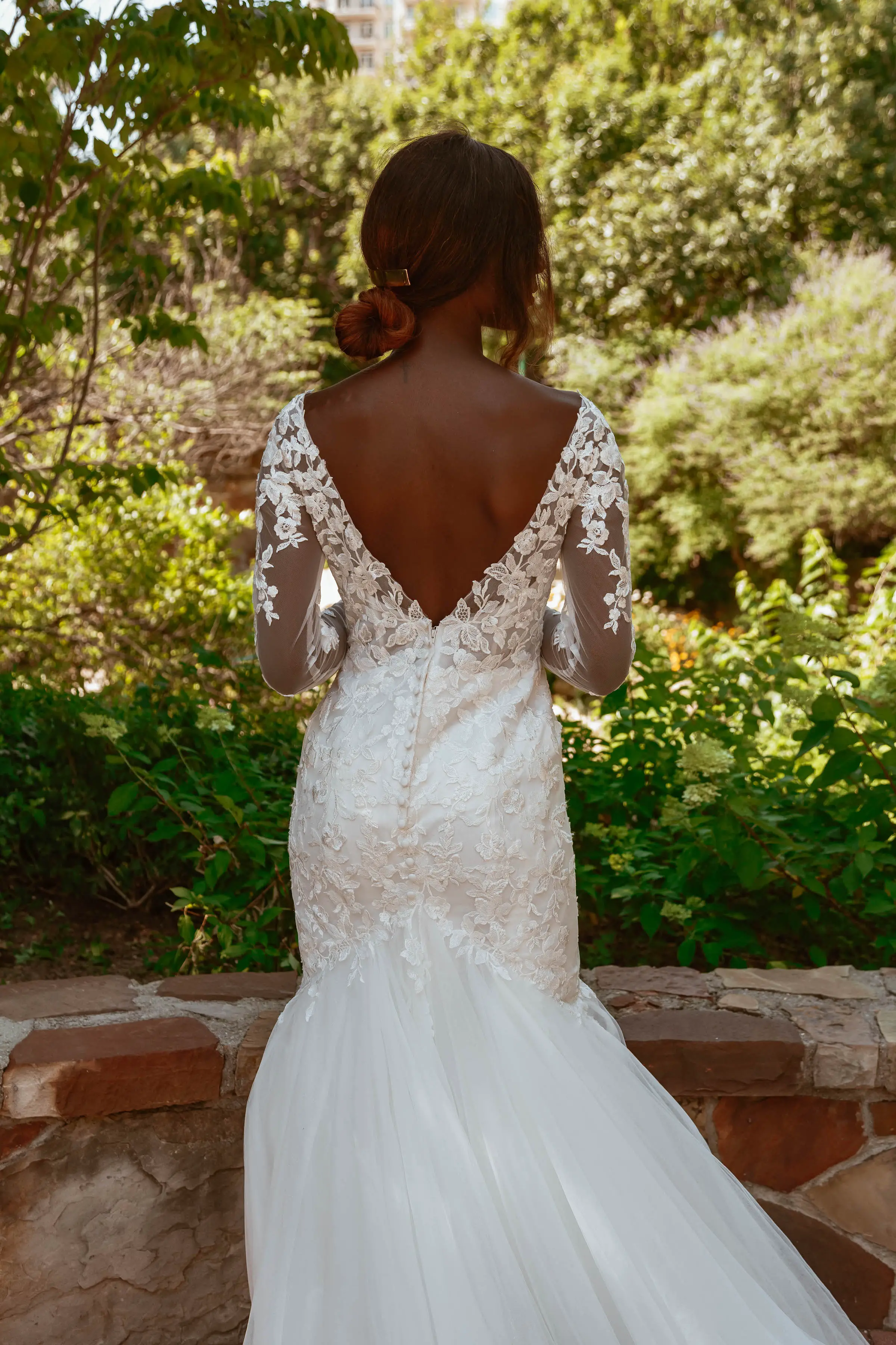 Long sleeves mermaid Wedding Dress by Stella York Spring 2021 Style 7491