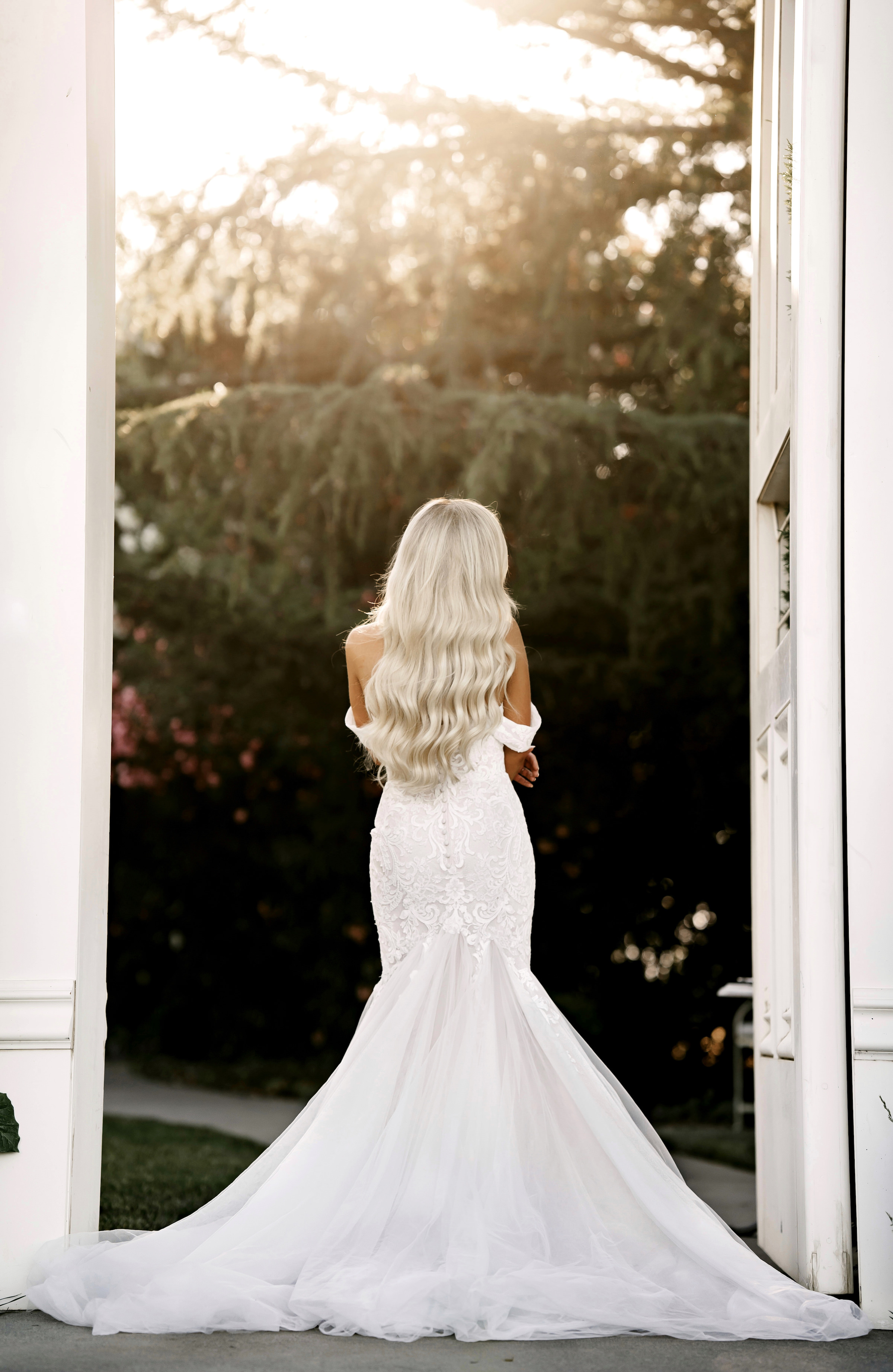 Off the shoulder mermaid Wedding Dress by Stella York Spring 2021 Style 7431