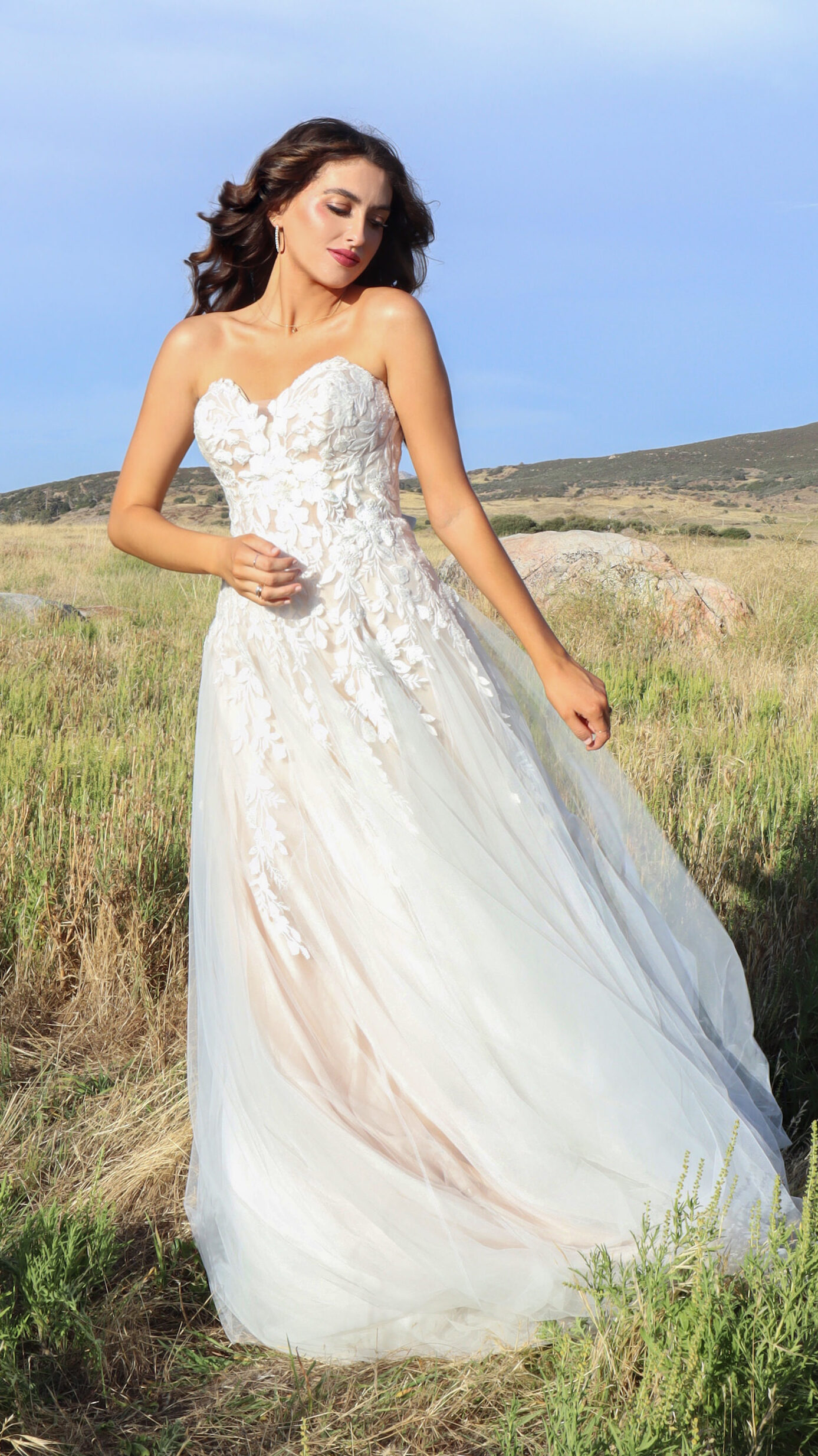 Strapless Wedding Dress by Stella York Spring 2021 Style 7413