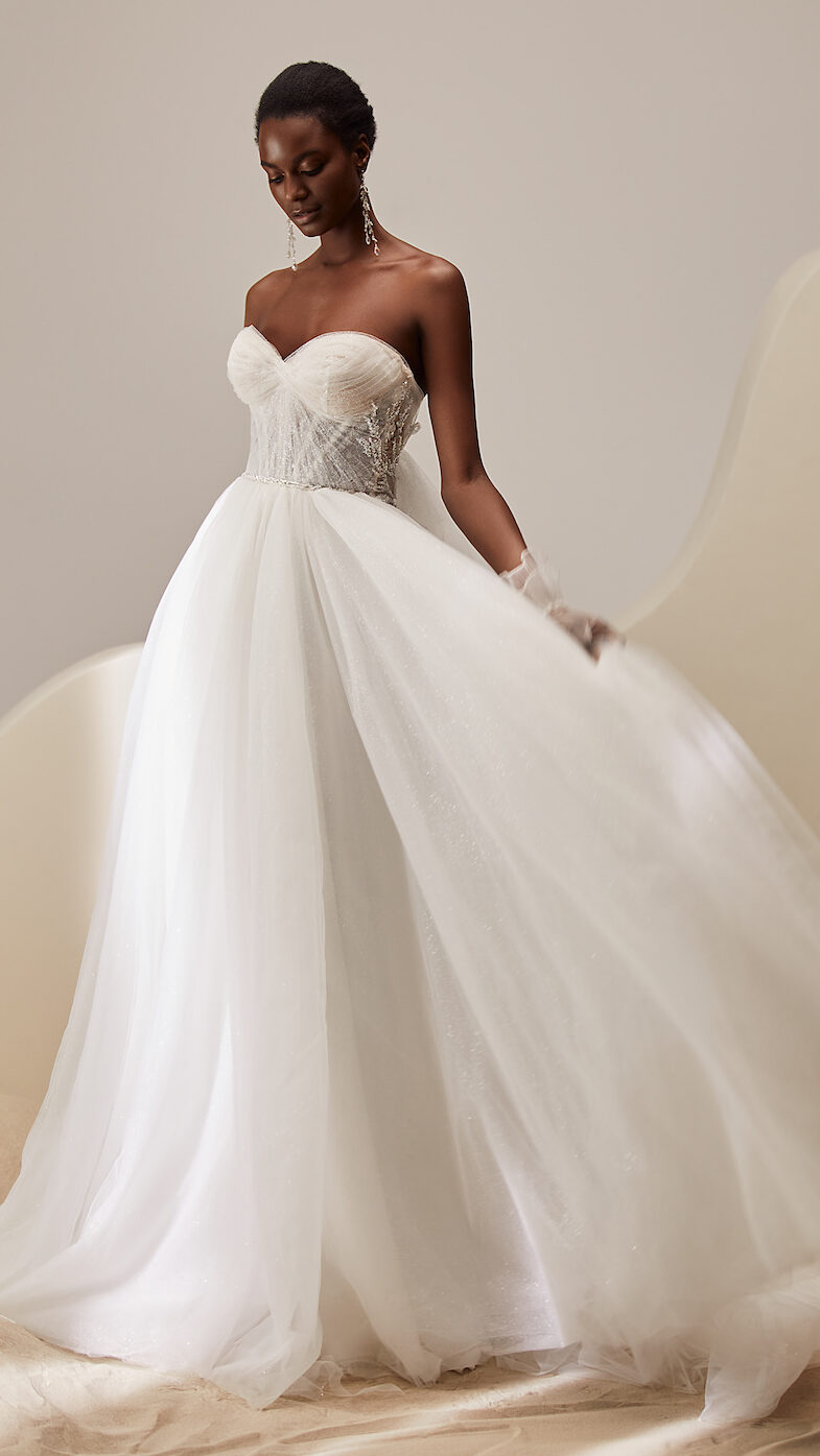 Ball Gown Wedding Dress by Milla Nova - Margarita white lace