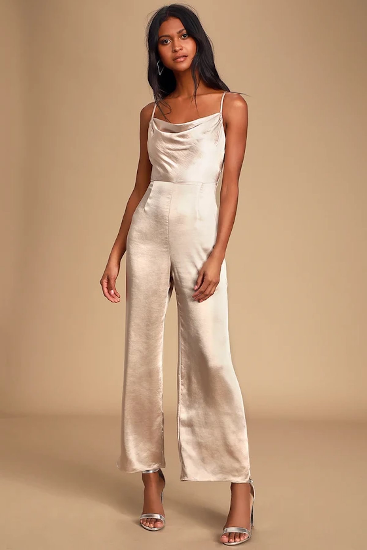 Champaign Bridesmaid Jumpsuits - Lulu's