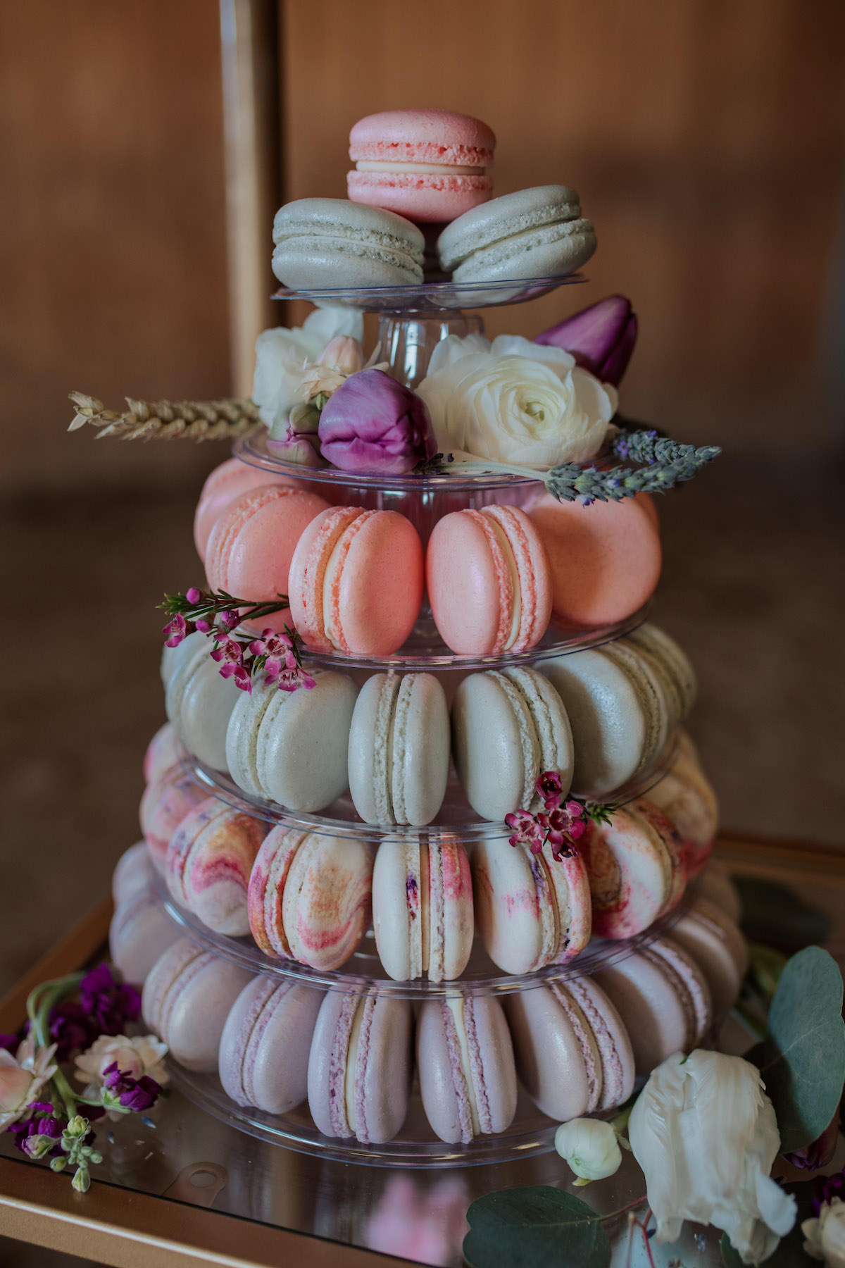 French macaroon tower - Lauren Finch Photography