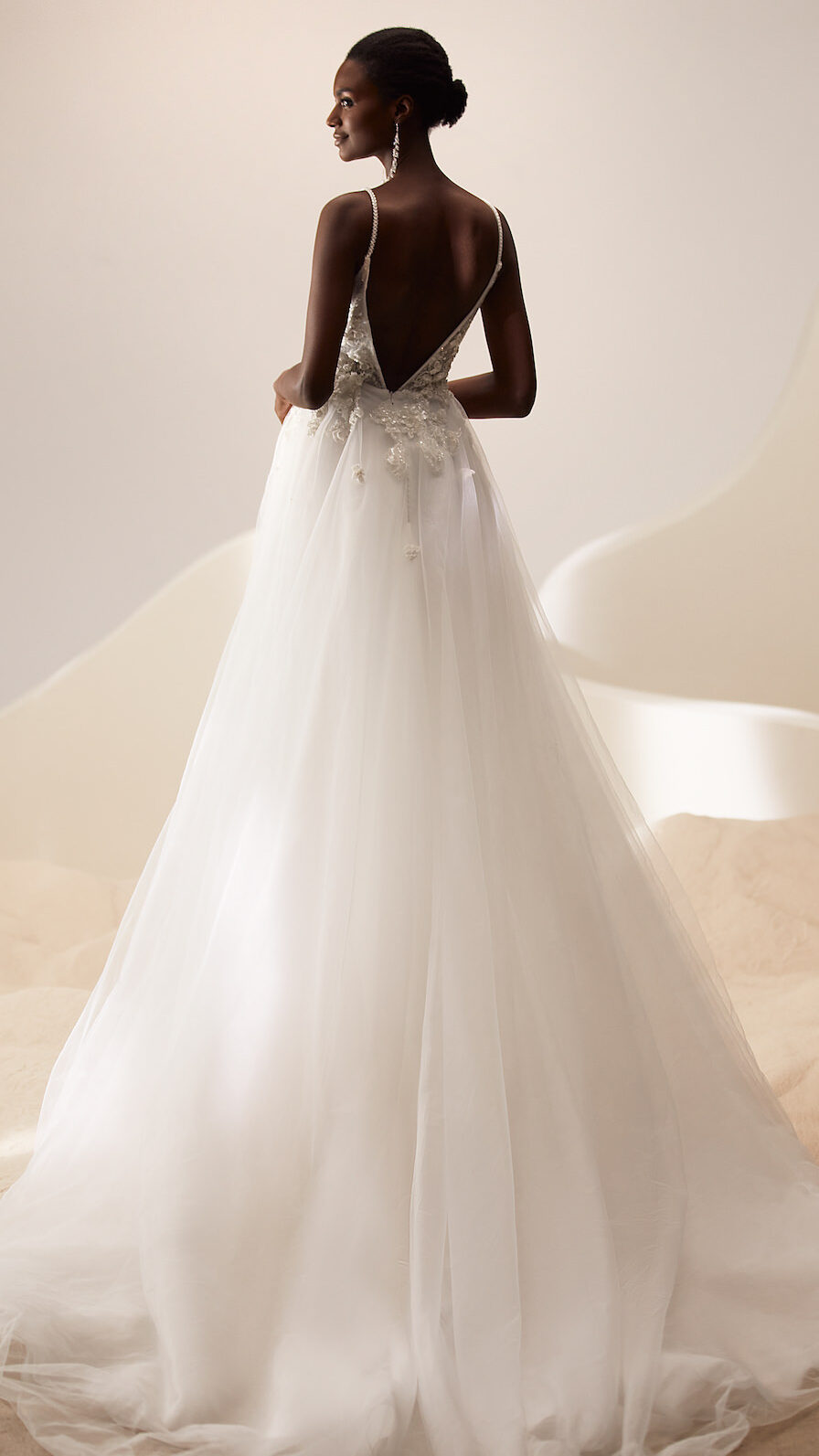 Open back Wedding Dresses by Milla Nova - Valerie white lace