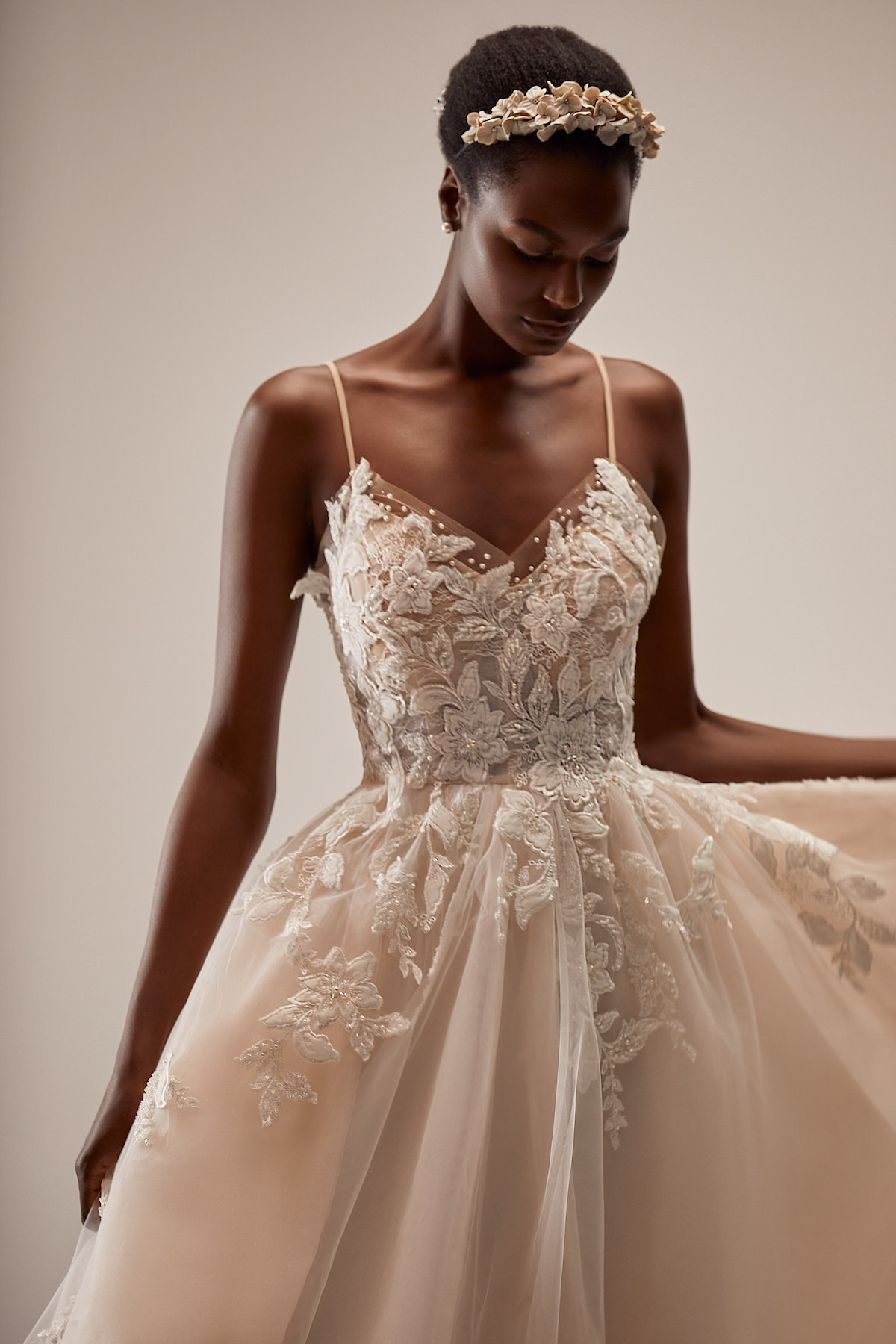 Princes Wedding Dress by Milla Nova - Carolina white lace