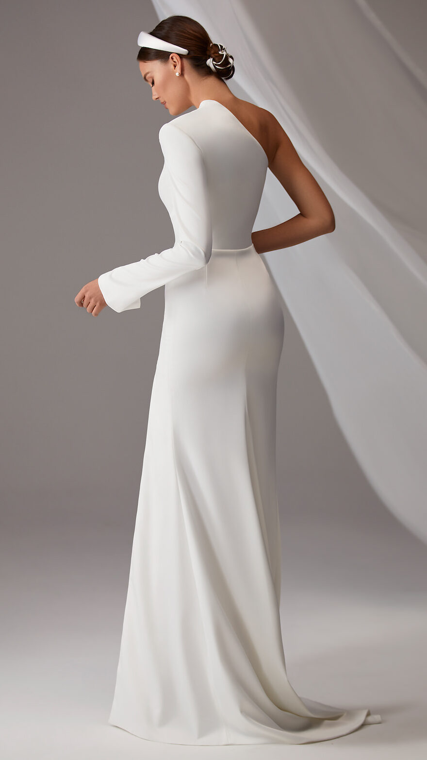 Simple Wedding Dress by Milla Nova - Zendaya White