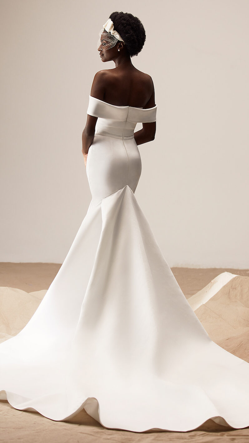 Simple mermaid Wedding Dress by Milla Nova - Nori white lace