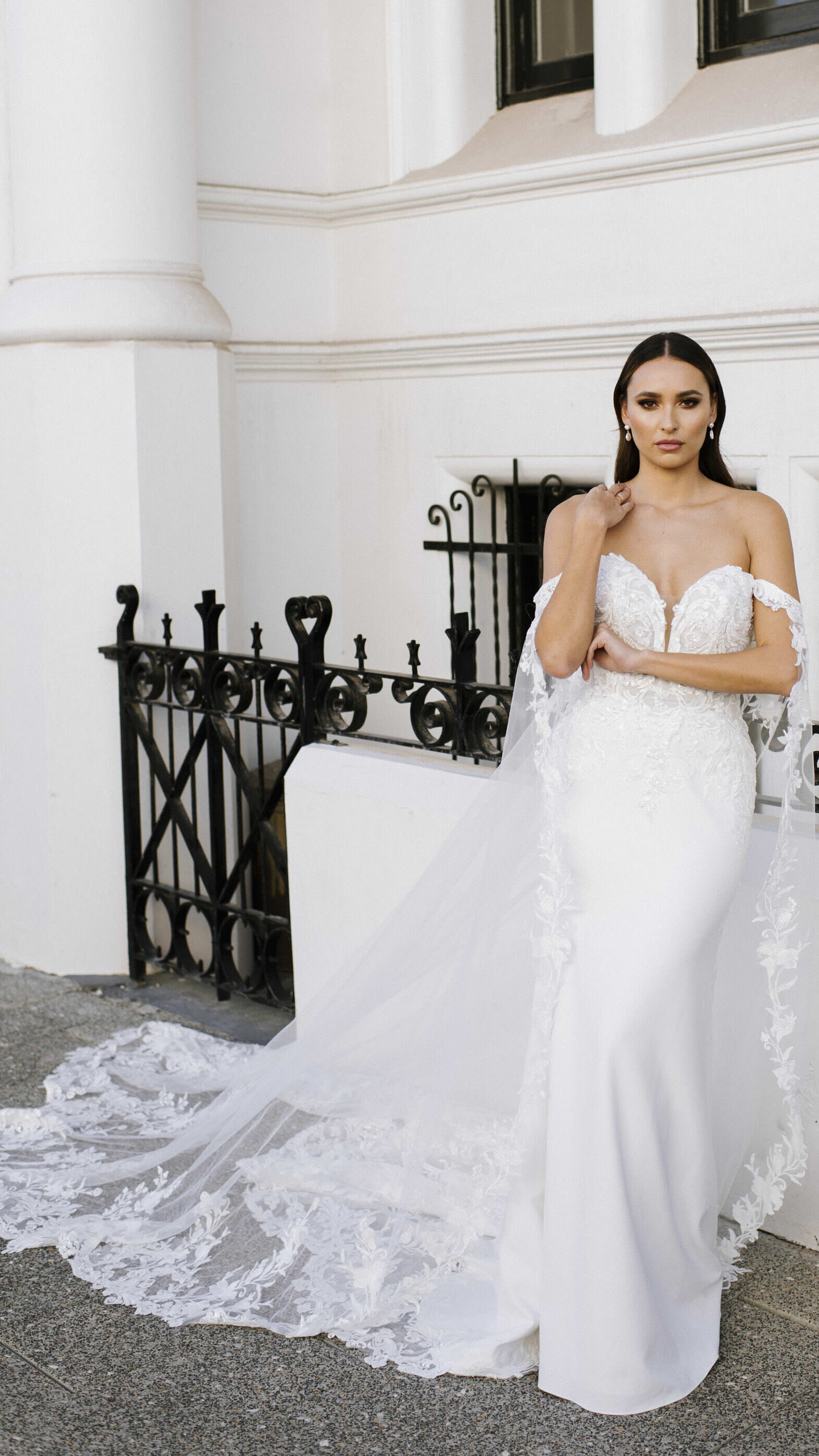 Off the Shoulder Wedding Dress by Martina Liana Spring 2021 - Style 1362