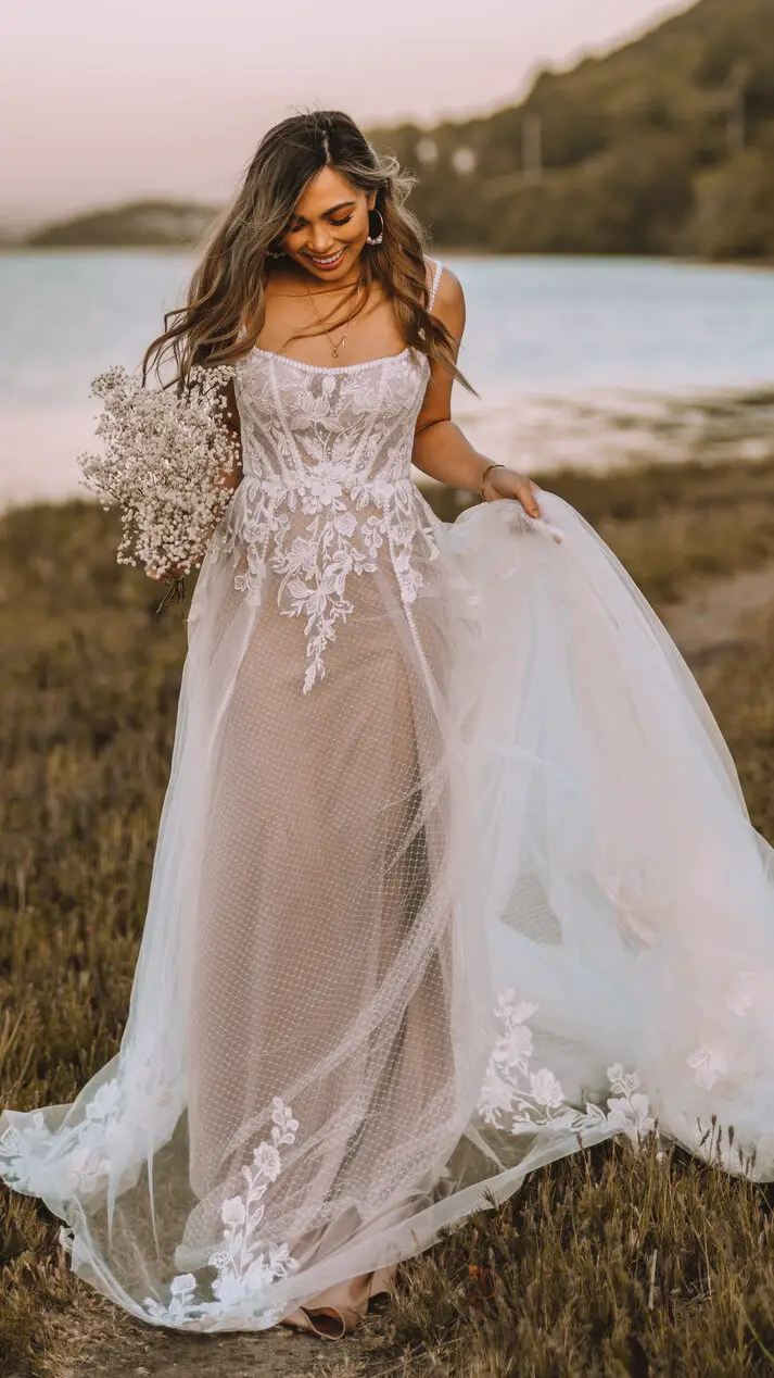 Bohemian Wedding Dress by All Who Wander - S21 AWW North