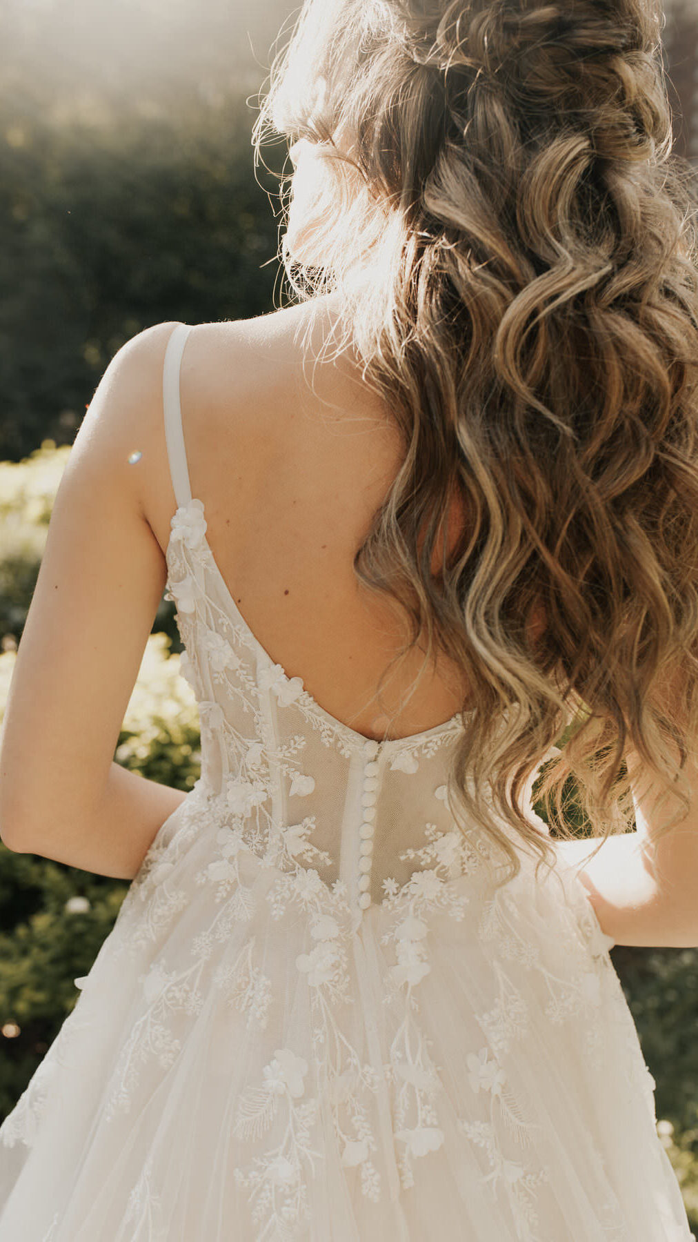 Romantic Boho A-line  Wedding Dress by All Who Wander - S21 AWW Luca