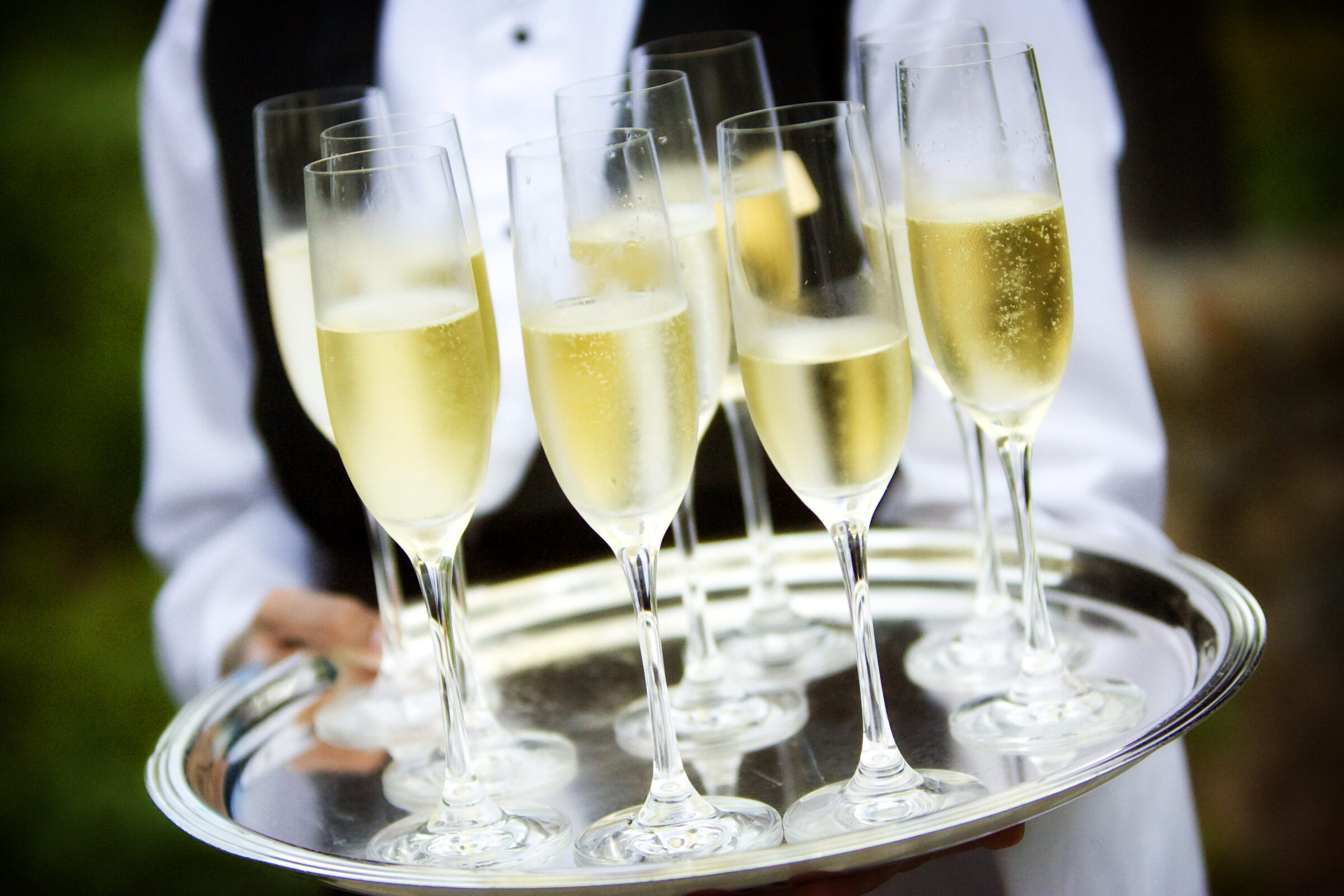 wedding drinks champagne - Rachel LaCour Niesen Photography