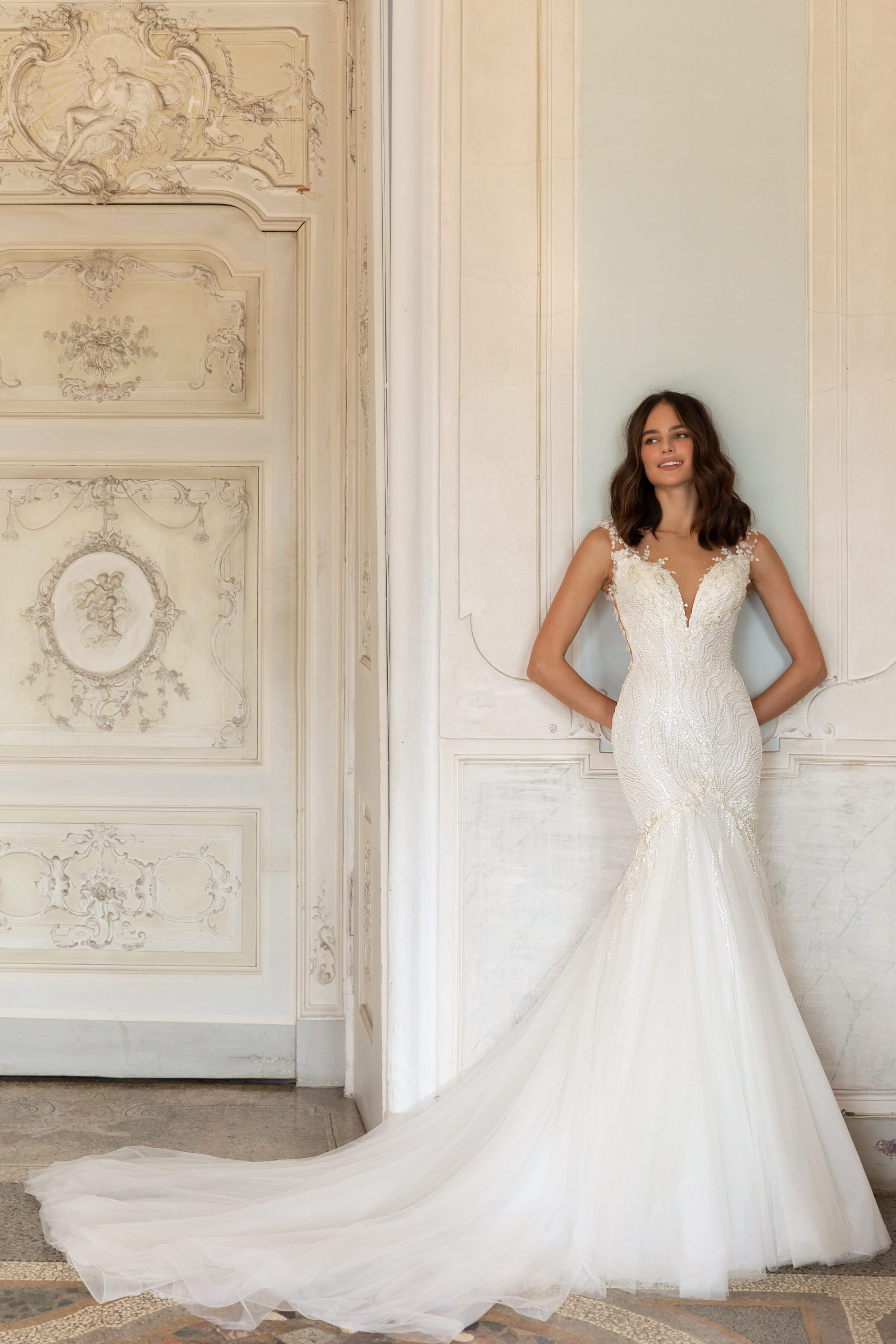 Elegant Lace mermaid wedding dress - Pollardi 2023 - Delirium