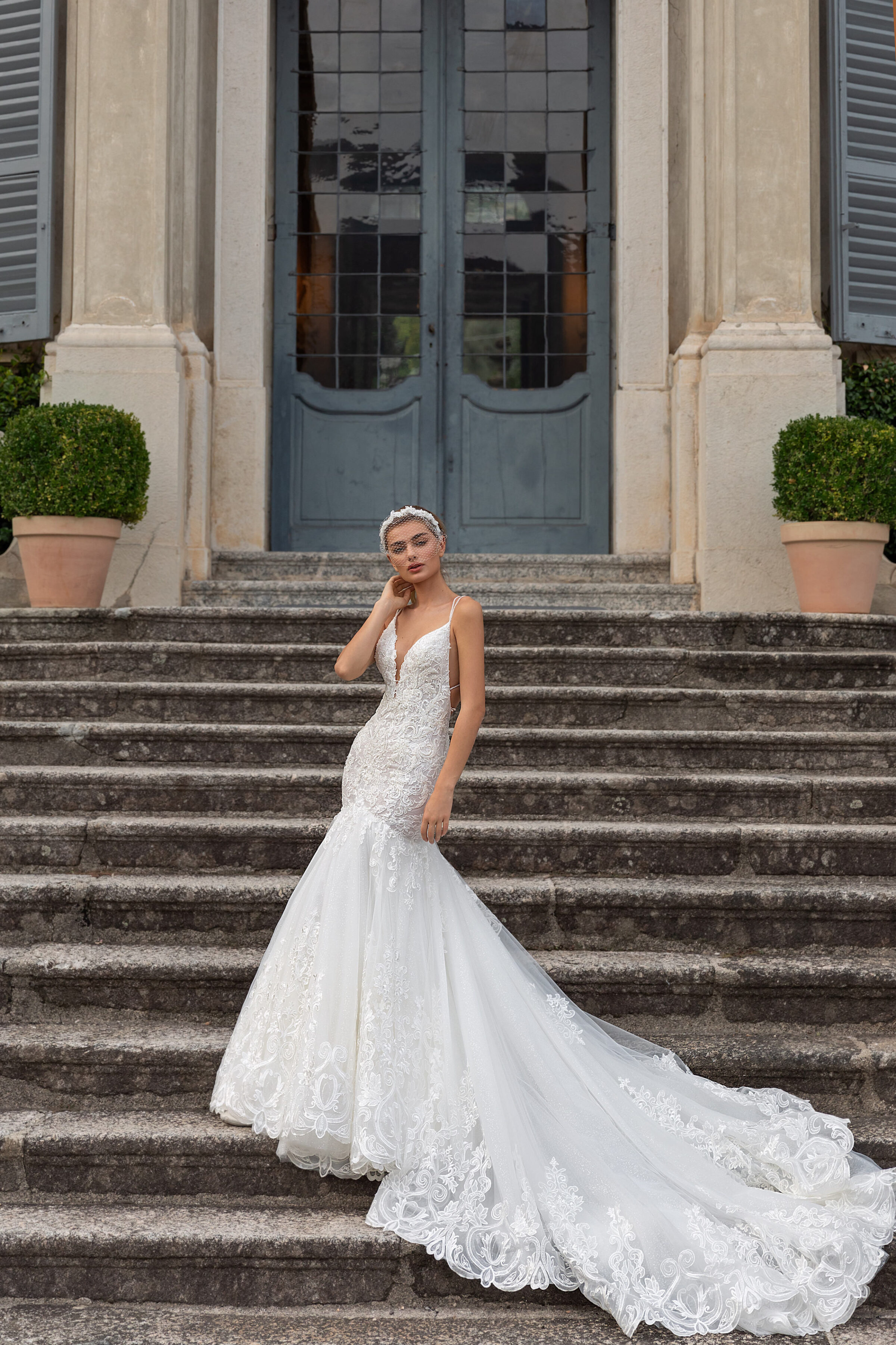 Elegant Lace mermaid wedding dress - Pollardi 2023 - Excitement