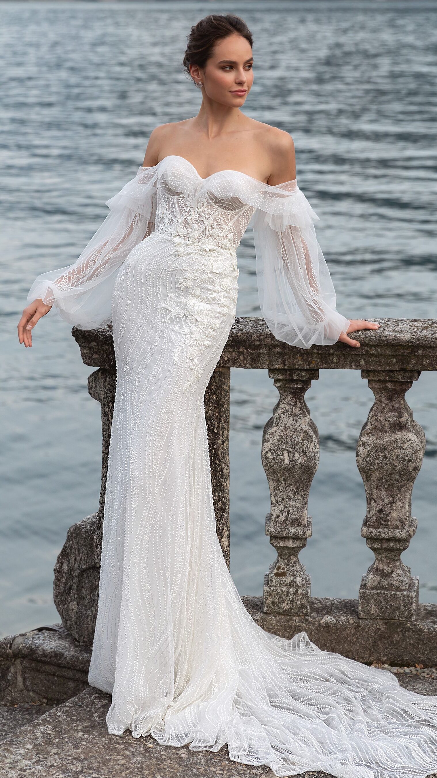 Lace long sleeves wedding dress - Pollardi 2023 - Magnetism