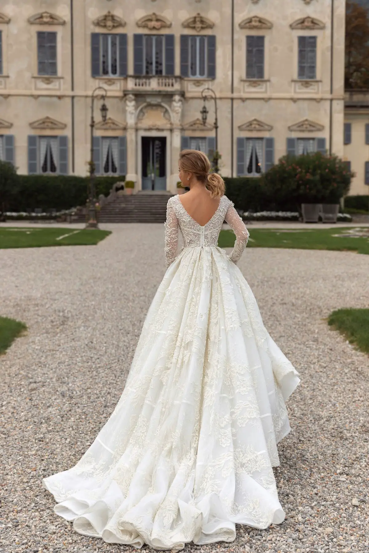 Long sleeves princess wedding dress - Pollardi 2023 - Deborah